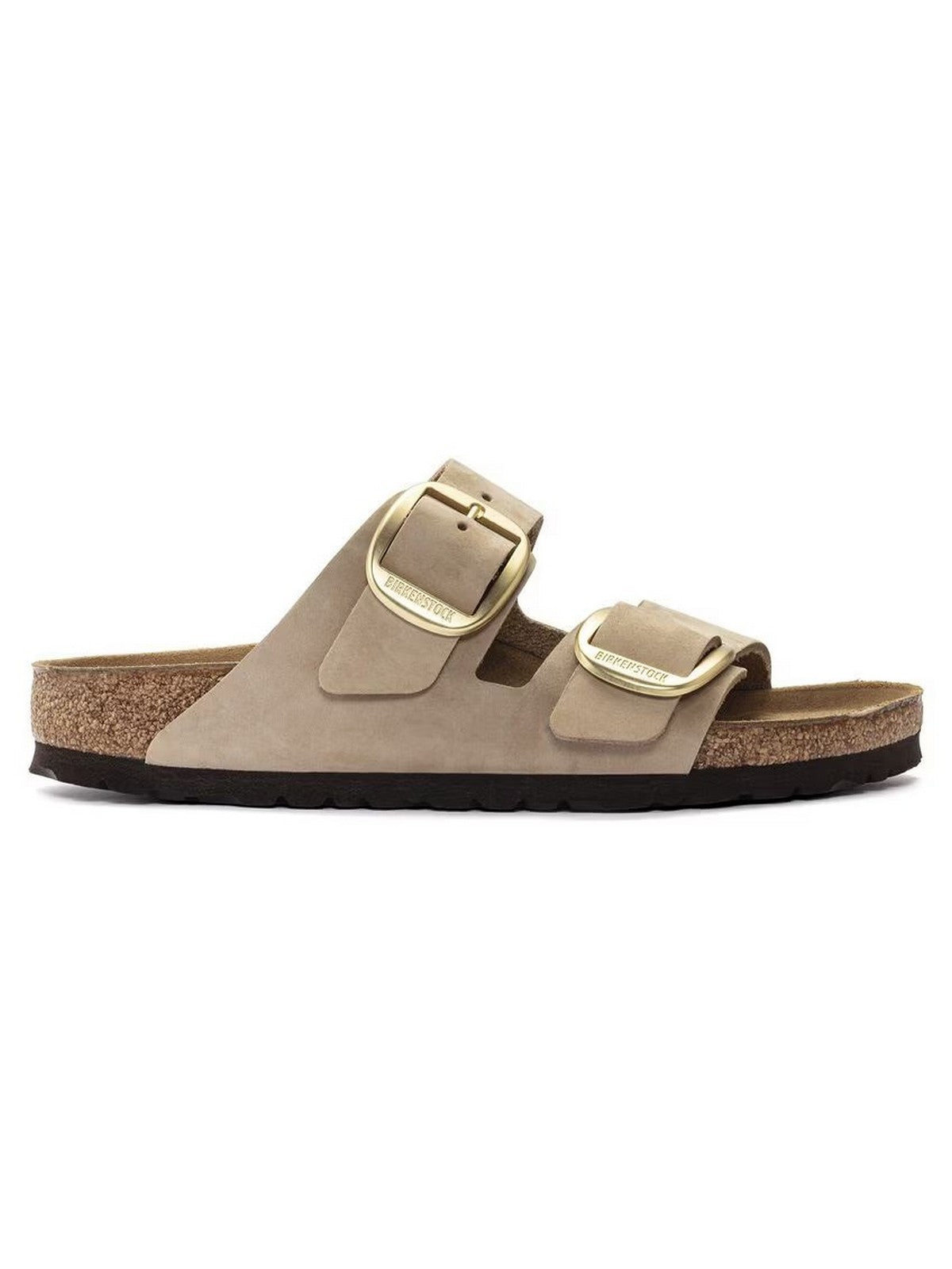 BIRKENSTOCK Sandalo Donna Arizona Big Buckle sandcastle, Nubuck Leather 1024064 Beige gioboutiqueweb