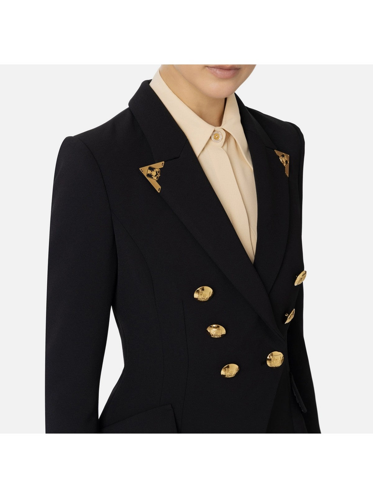 ELISABETTA FRANCHI Giacca Donna GI09546E2 110 Nero gioboutiqueweb