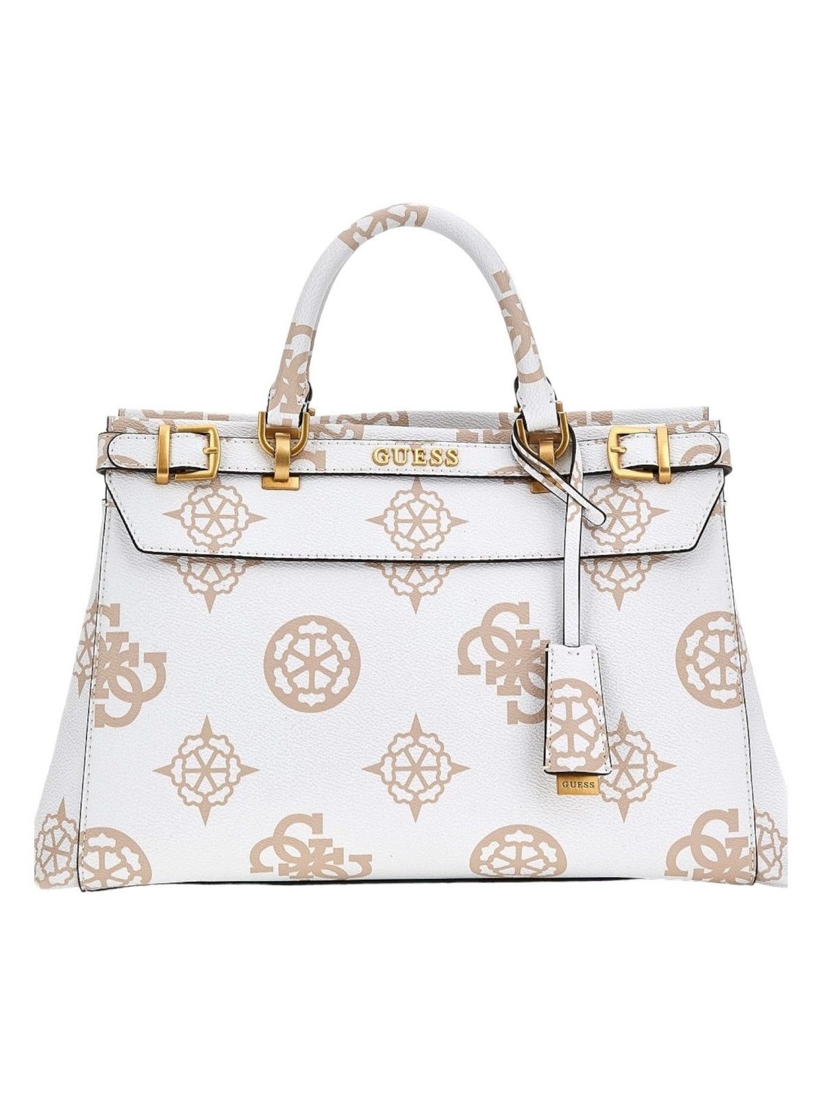 GUESS Borsa Donna Sestri Logo Luxury S HWPO90 01060 WLO Bianco gioboutiqueweb