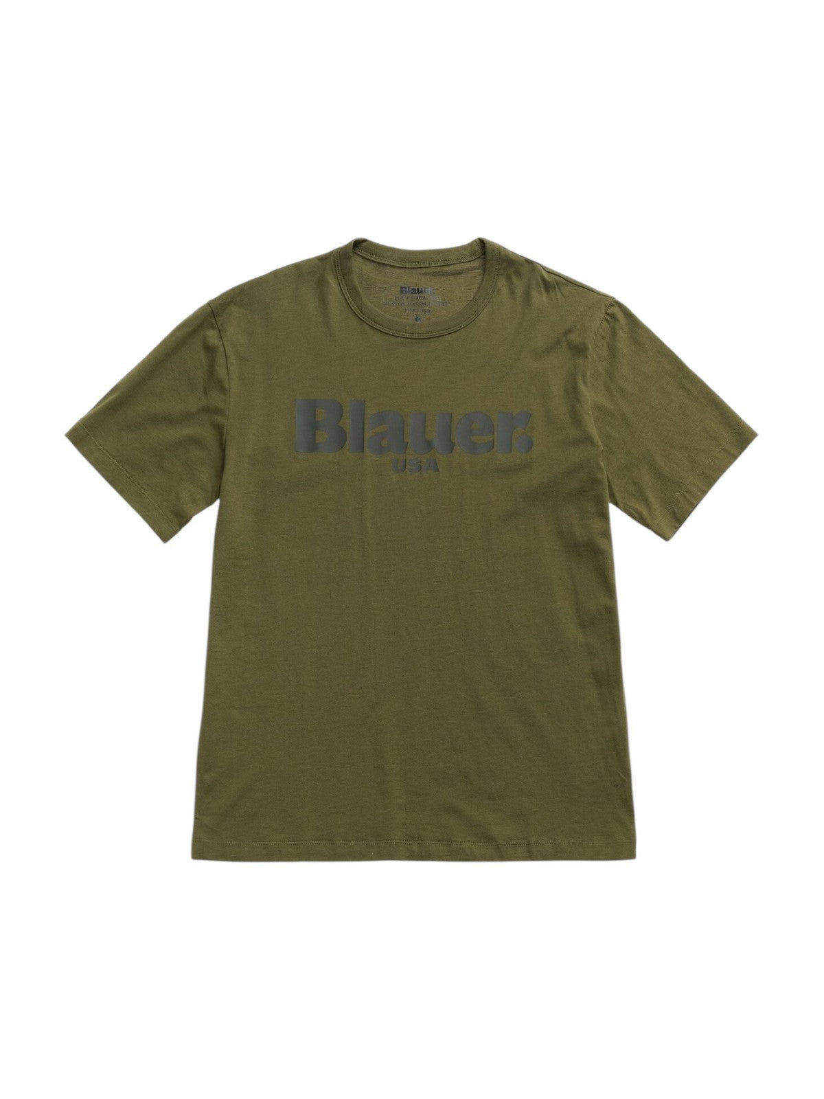 BLAUER T-shirt Uomo BOURNE 25SBLUH02191 004547 647 Verde gioboutiqueweb