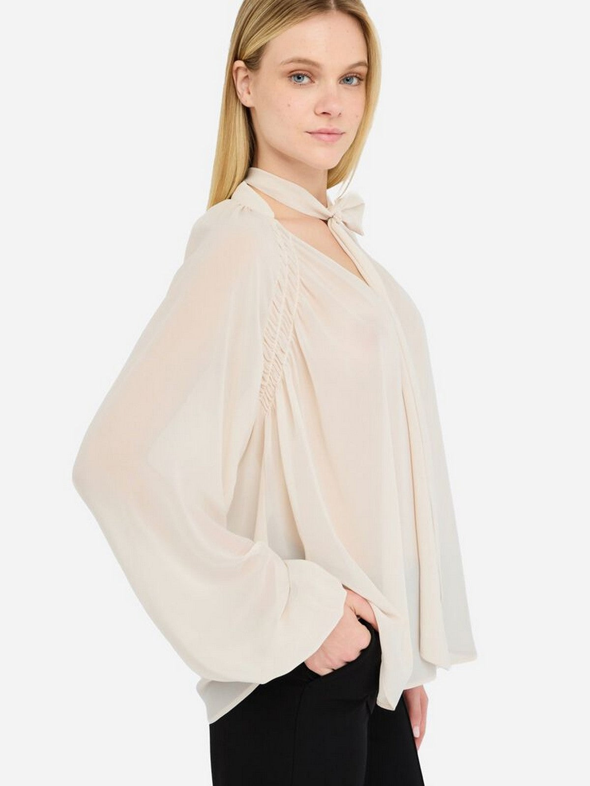 LIU JO BLACK Blusa Donna CF5121TS869 X0726 IVORY