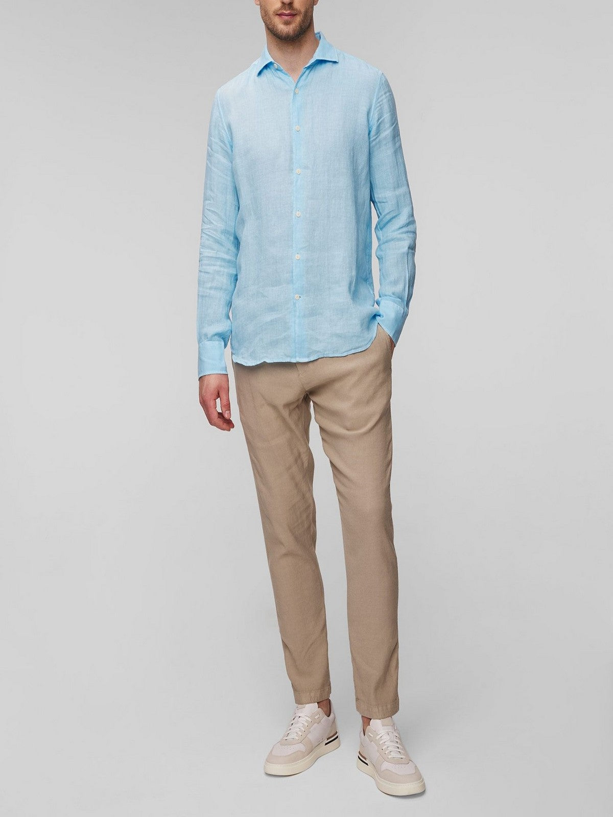 Mc2 Saint Barth Men's Shirt Pamplona 00850f Blue