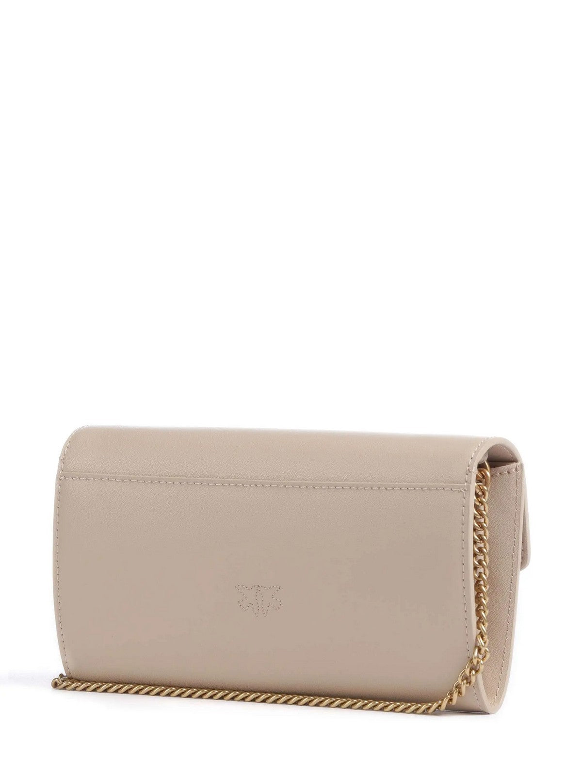 PINKO Borsa Donna Love One Wallet C Vitello Seta 100062-A0F1 C50Q Beige gioboutiqueweb