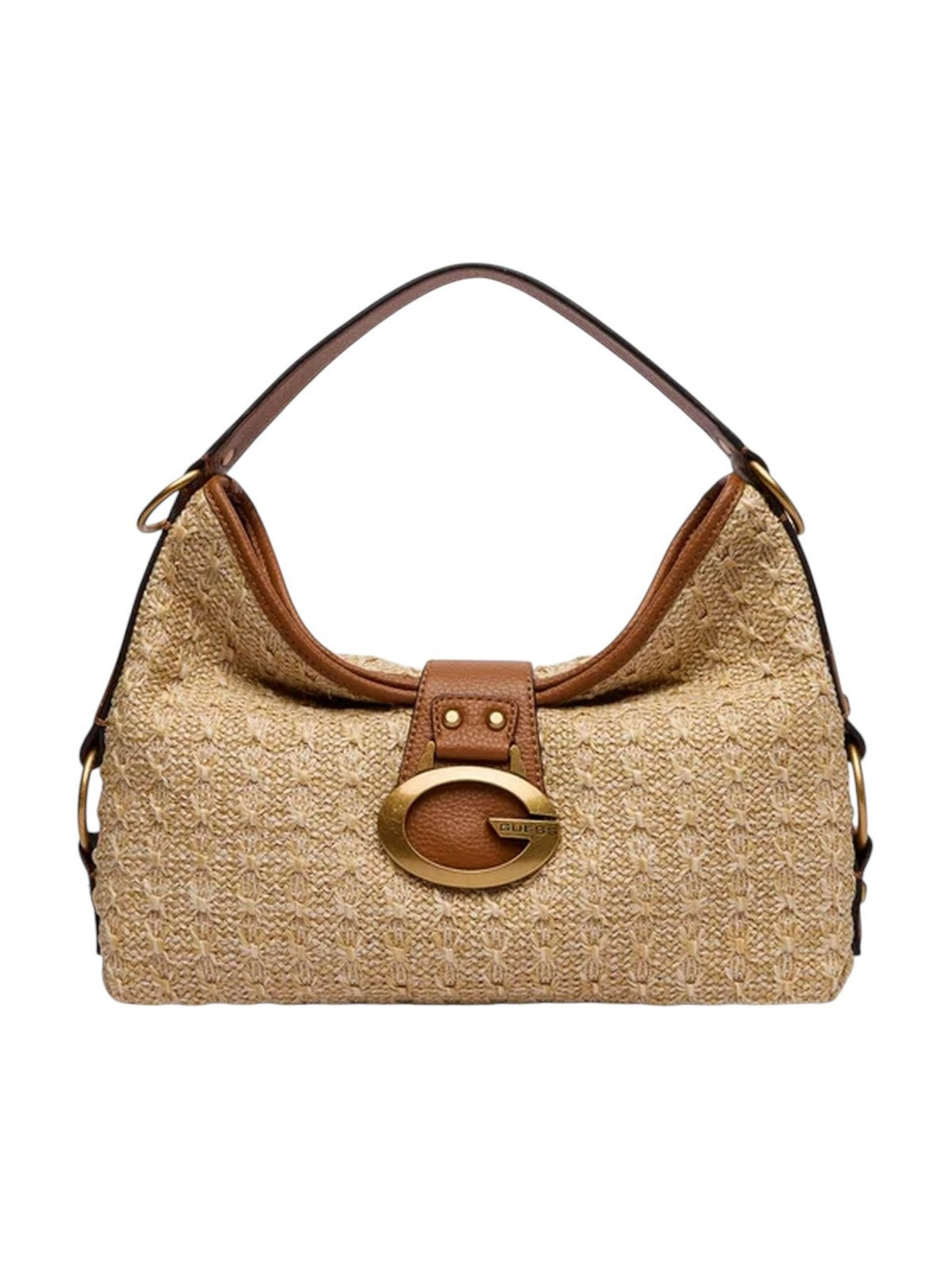 GUESS Borsa Donna CAMDEN SHOULDER BAG HWRB93 08180 NTC NATURAL/COGNAC