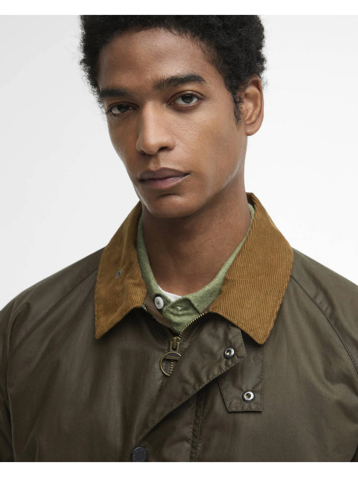 BARBOUR Giubbino Uomo MODERN BEDALE WAX JACKET MWX2447 OL52 BEECH/HIGHLAND LAKE