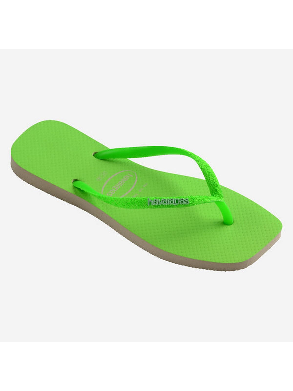 HAVAIANAS Infradito Donna Hav. Square Glitter Neon 4148927.7179 Verde gioboutiqueweb