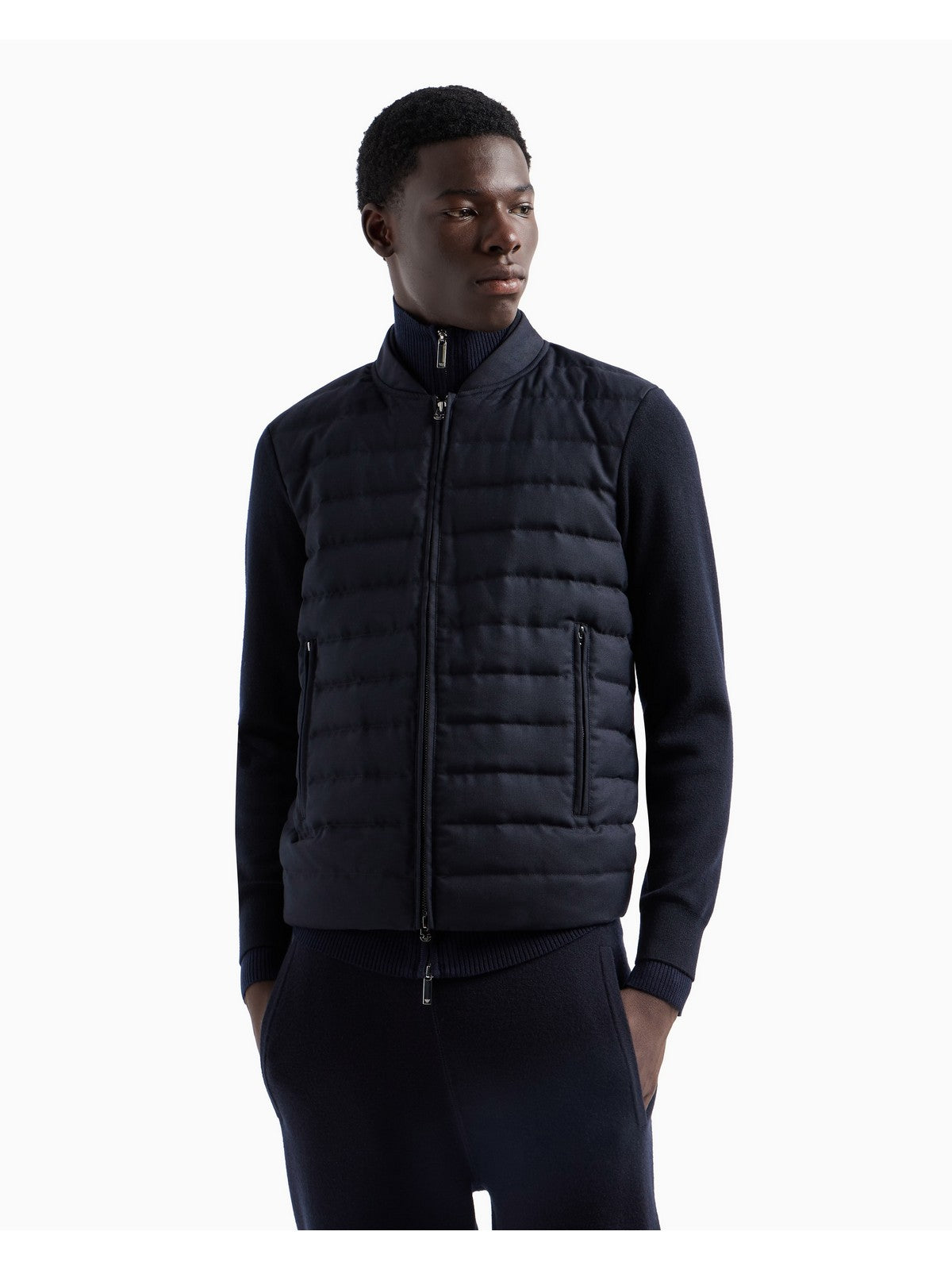 EMPORIO ARMANI Piumino Uomo EM000128 AF10458 UB118 Blu gioboutiqueweb