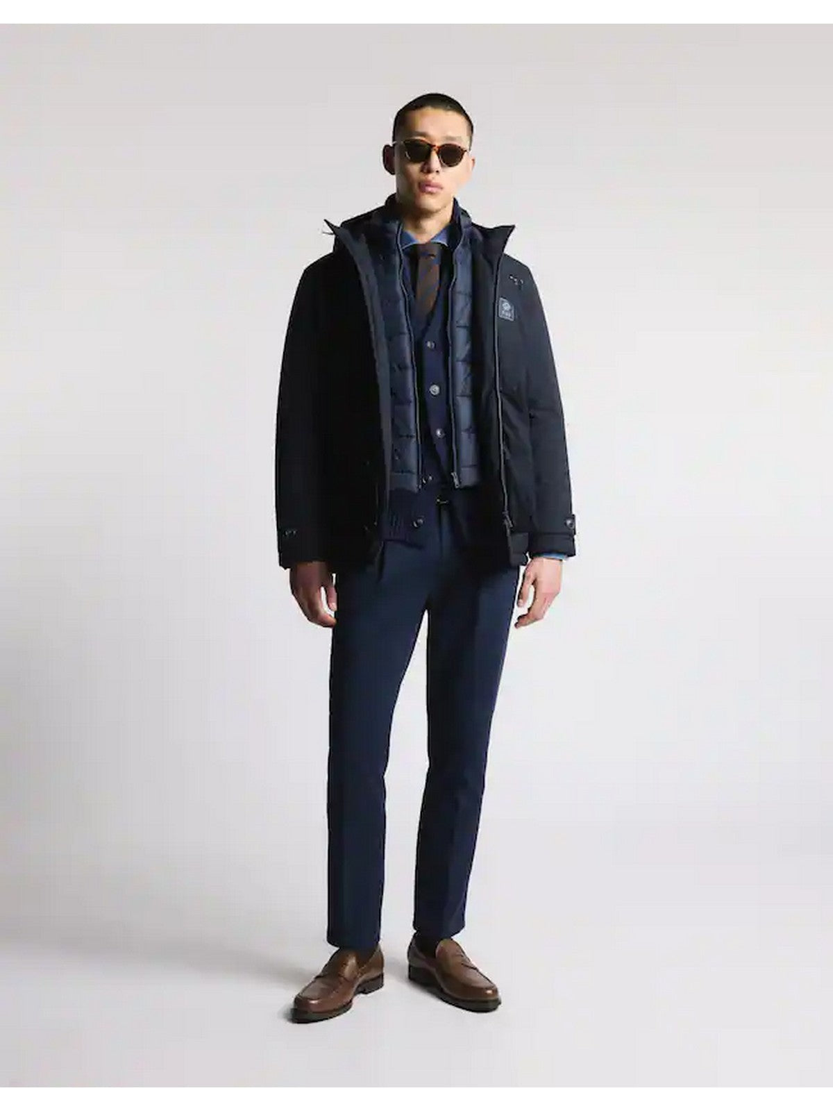 FAY Piumino Uomo NAM13510220XLMU809 BLU PETROLIO