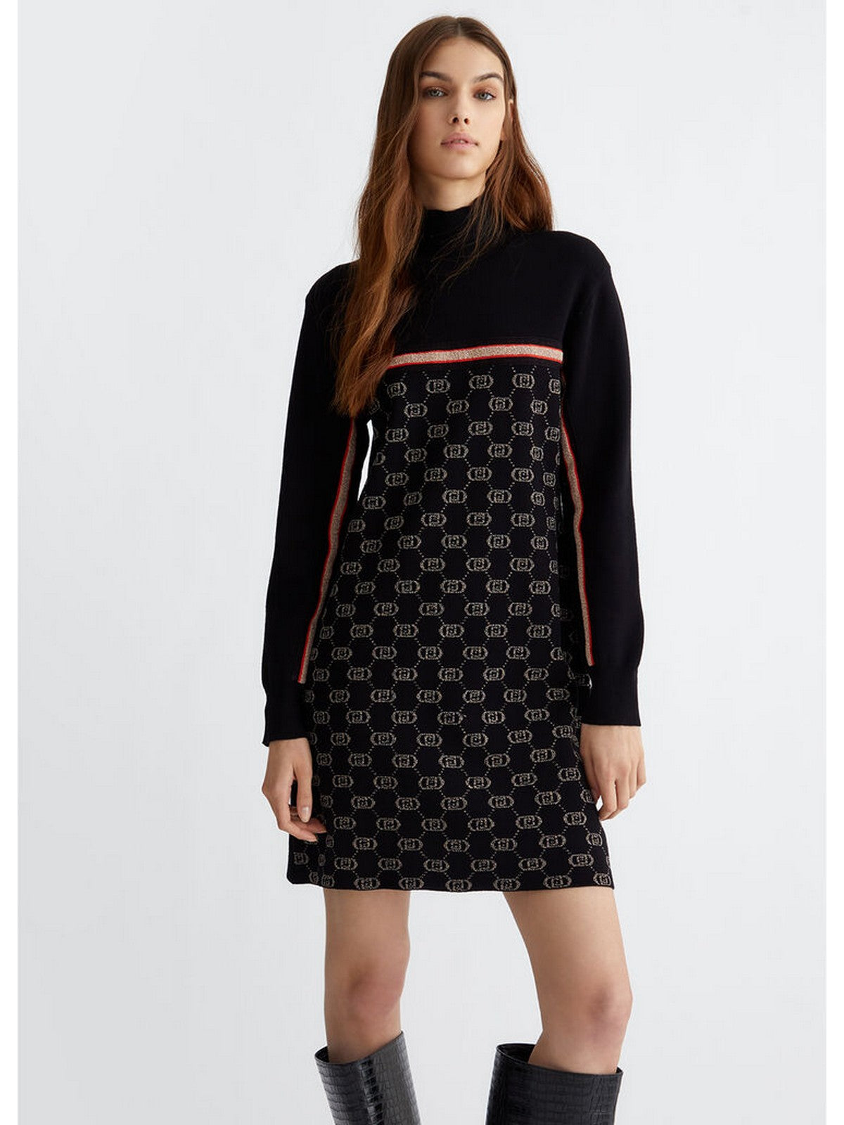 LIU JO SPORT Abito Donna TF4227MS63L A4279 Nero gioboutiqueweb