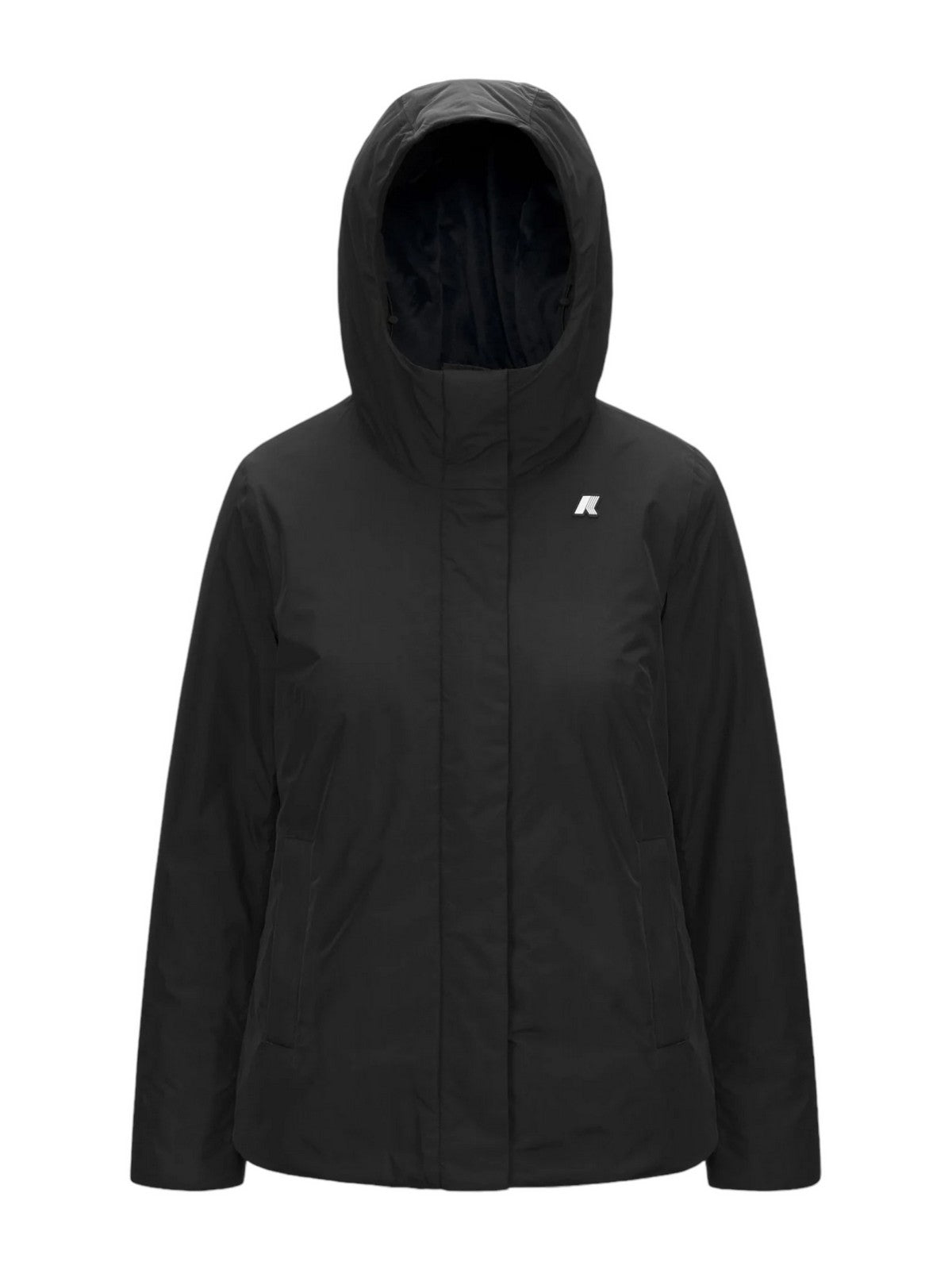 K-WAY Giubbino Donna LIL SOFT TOUCH MARMOTTA K71324W AL8 Nero gioboutiqueweb
