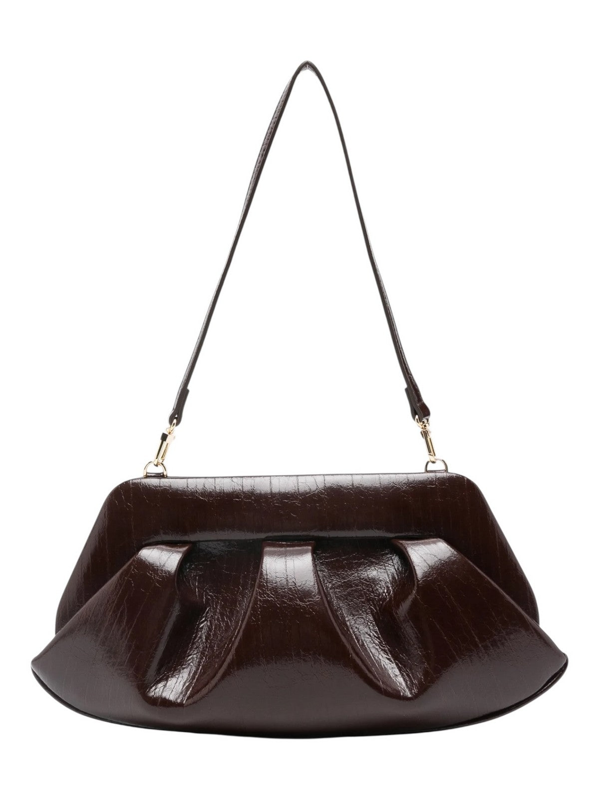 THEMOIRè Bios Baguette cocco vegan fabric bag chocolate eco-friendly design