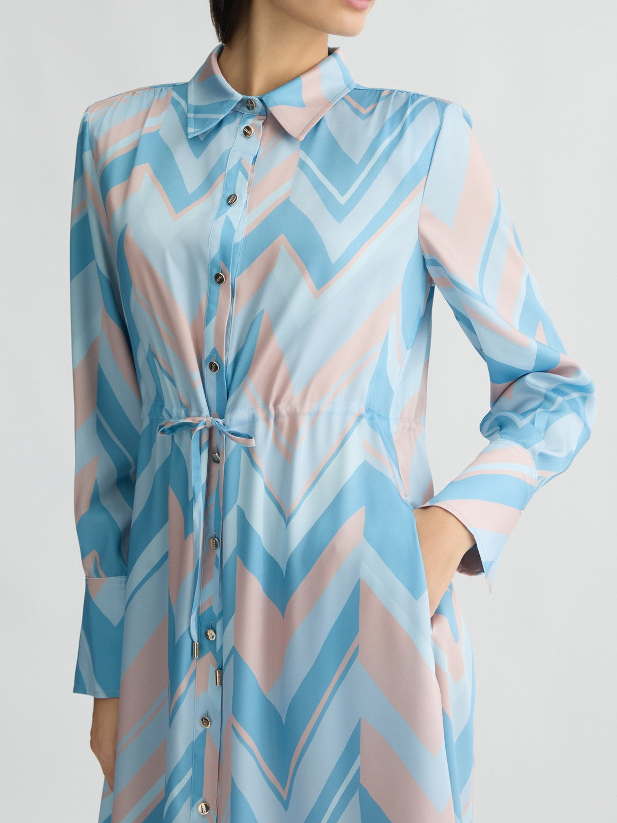 LIU JO BLACK Abito Donna CA5351TS531 M9314 Blu gioboutiqueweb