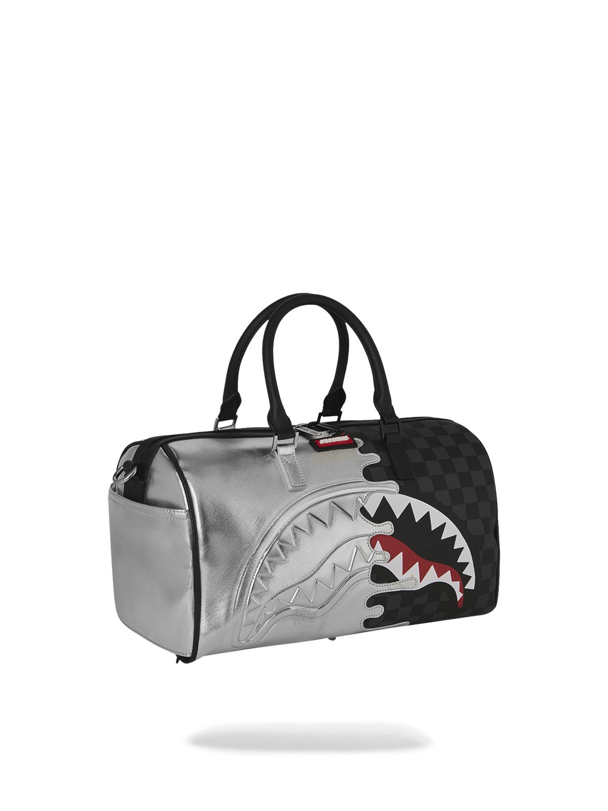SPRAYGROUND Borsa Unisex adulto SILVER SIDE DRIP BLACK CHECK MINI DUFFLE 910D8925NSZ Nero