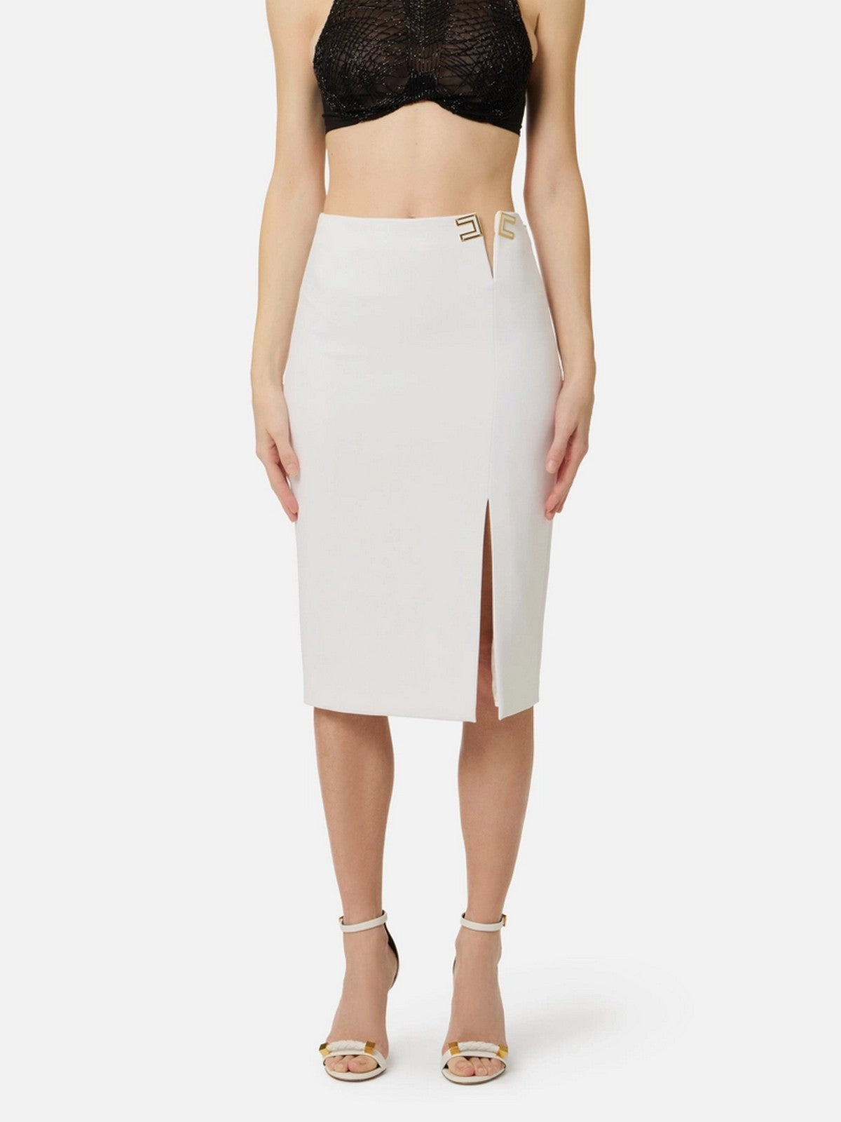 ELISABETTA FRANCHI Gonna Donna GO14761E2 360 Avorio