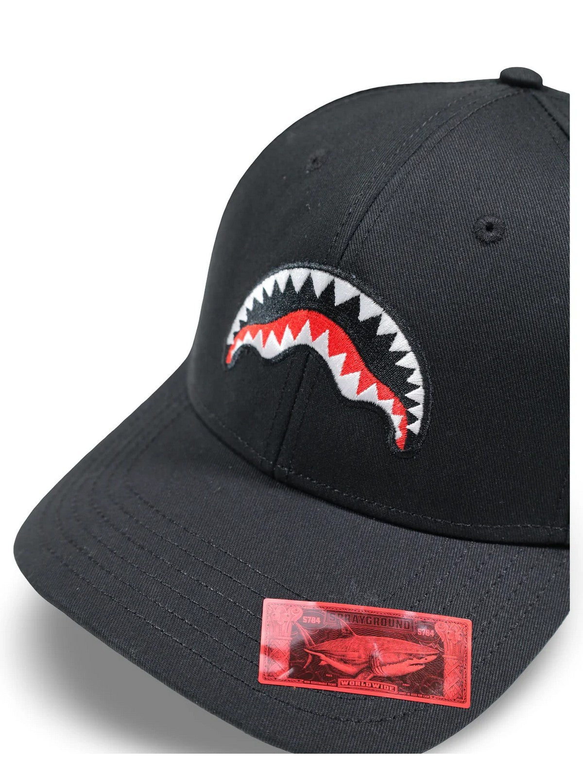 SPRAYGROUND Cappello Uomo SHARK CAP SP15032BLK NERO