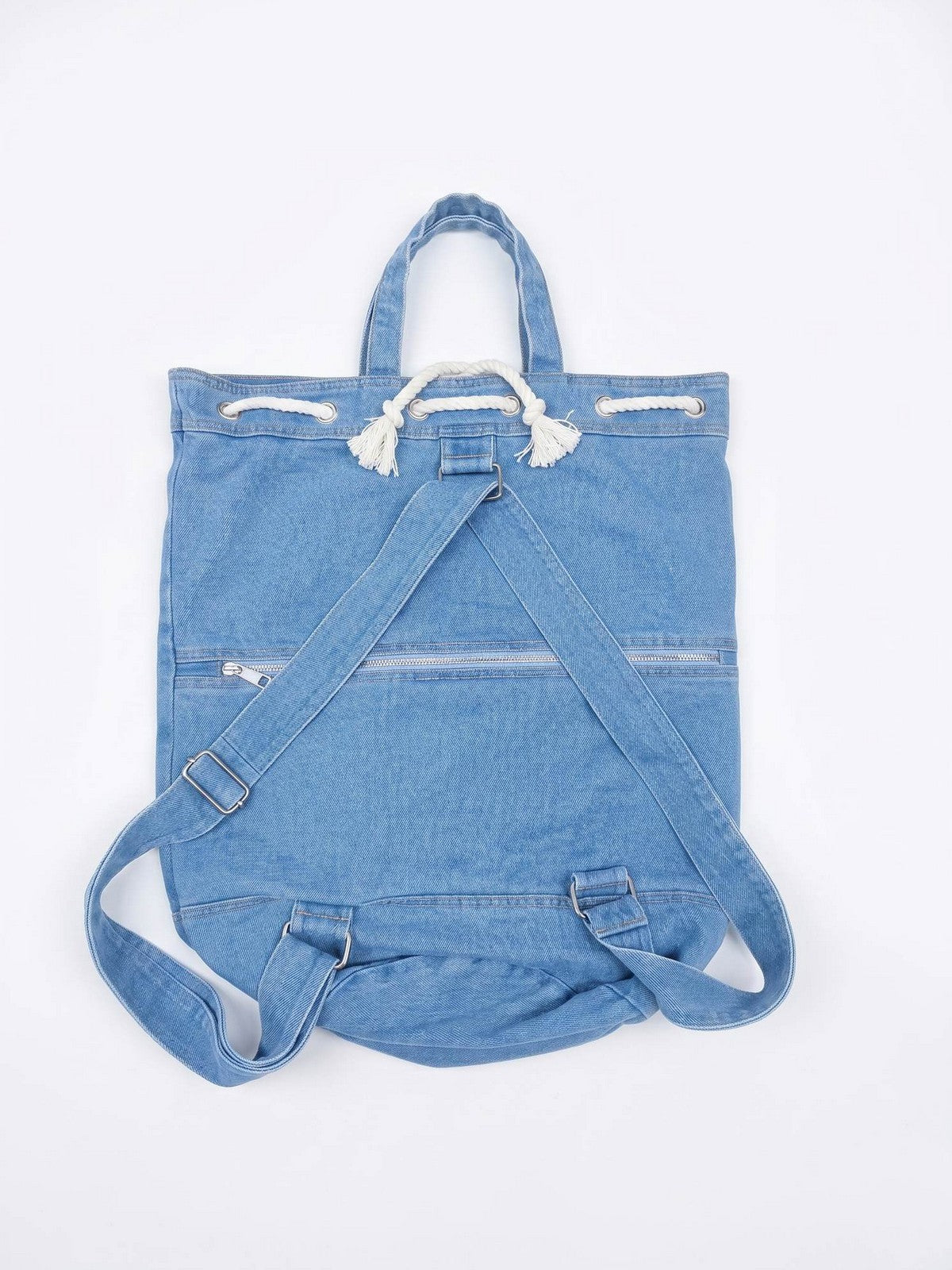 MC2 SAINT BARTH Zaino Donna BEACH BACKPACK 01759L DENIM LIGHT EMB
