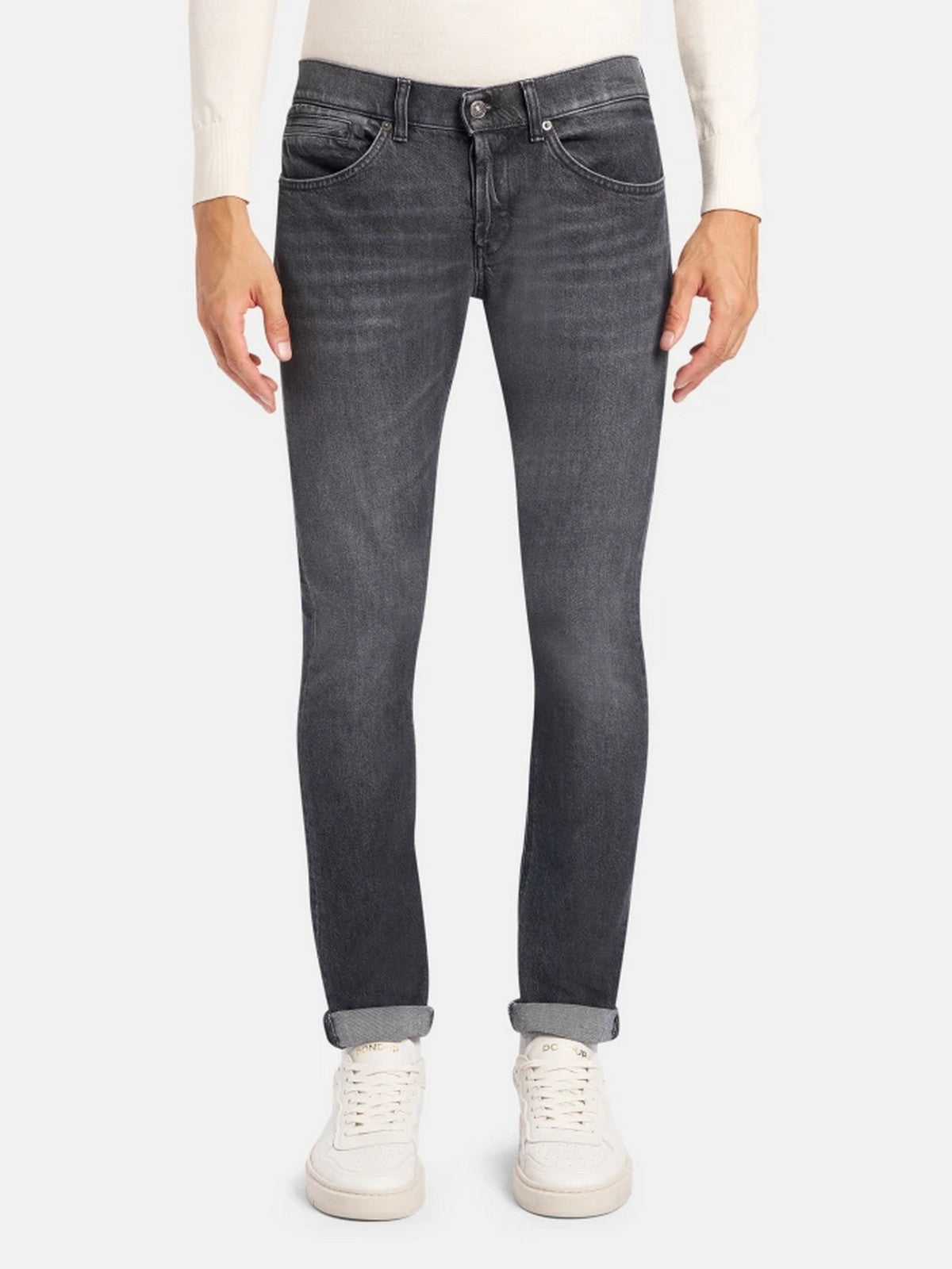 DONDUP Jeans Uomo George UP232 DSE377U LN9 999 Nero