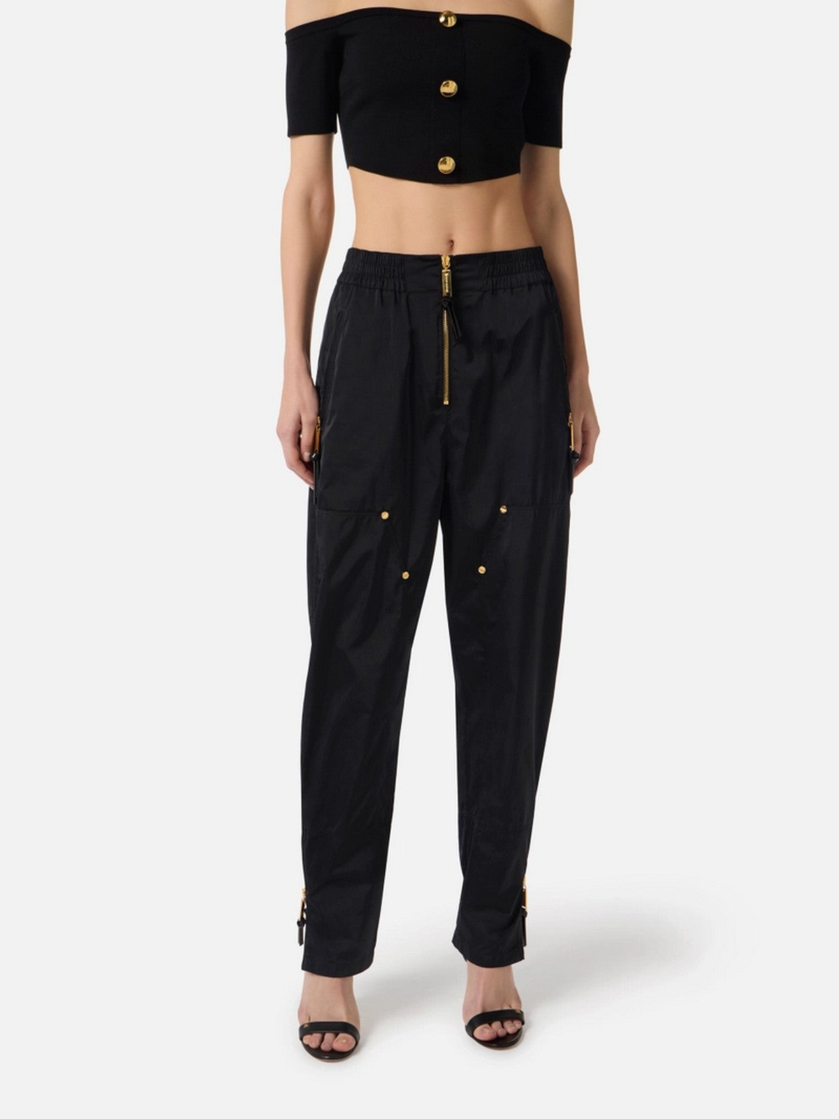 ELISABETTA FRANCHI Pantalone Donna PA16461E2 110 Nero