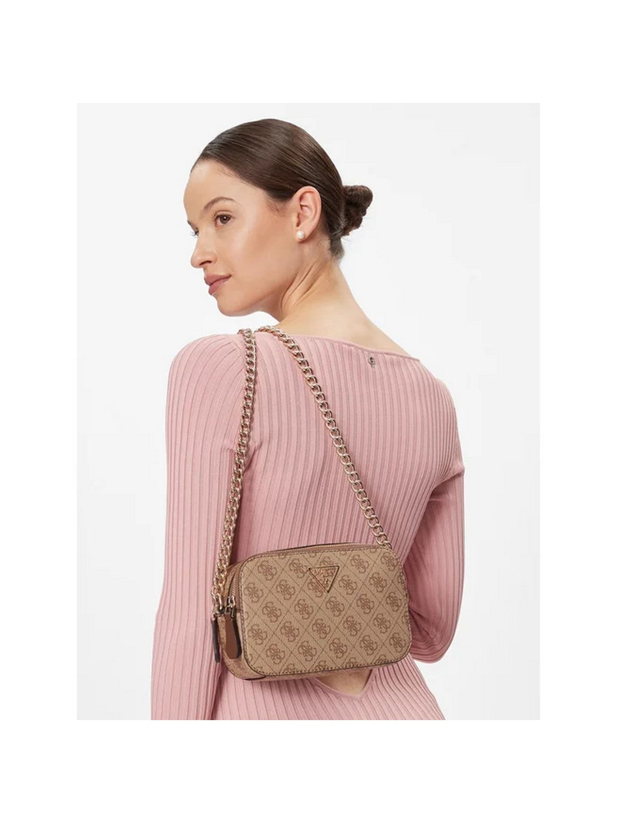 GUESS Borsa Donna Noelle Girlfriend Sa HWBG78 79140 LGW Beige gioboutiqueweb