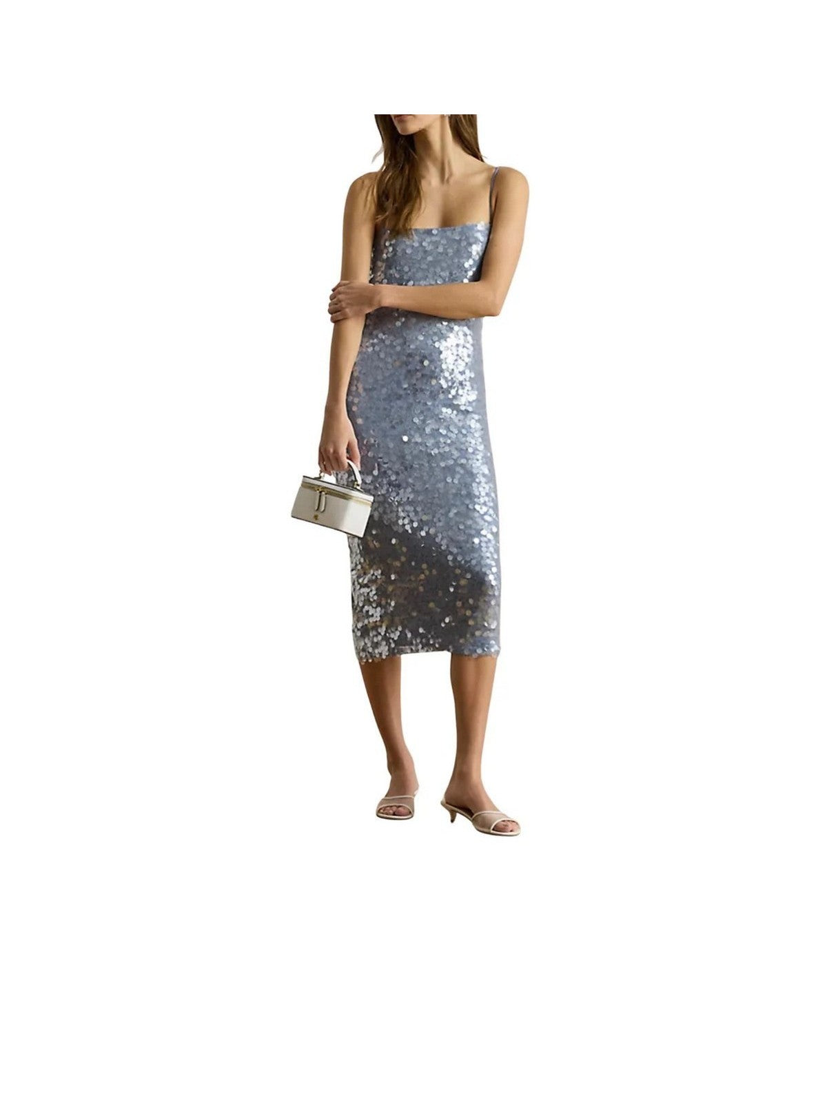 LAUREN RALPH LAUREN Abito Donna WOVEN-SLIP DRESS-DRESSES 253P08697 001 BLUE MULTI