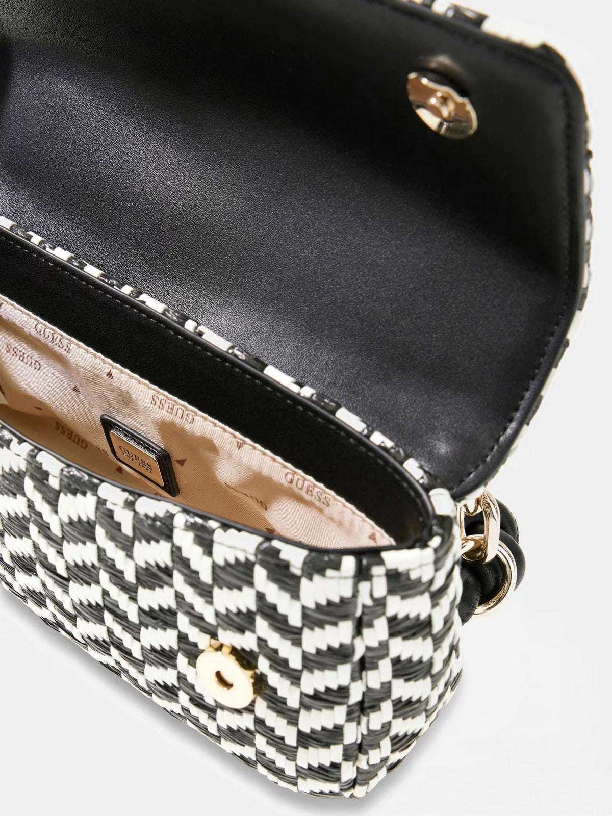 GUESS Borsa Donna TESSI FLAP SHOULDER BAG HWWG76 91190 BML BLACK MULTI
