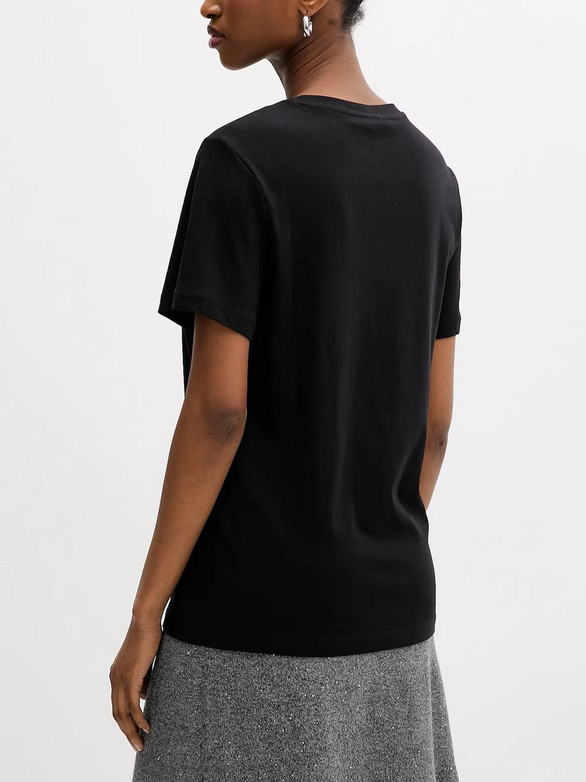 LIU JO WHITE T-shirt Donna MF5410JS923 W9415 NERO/LIUJO