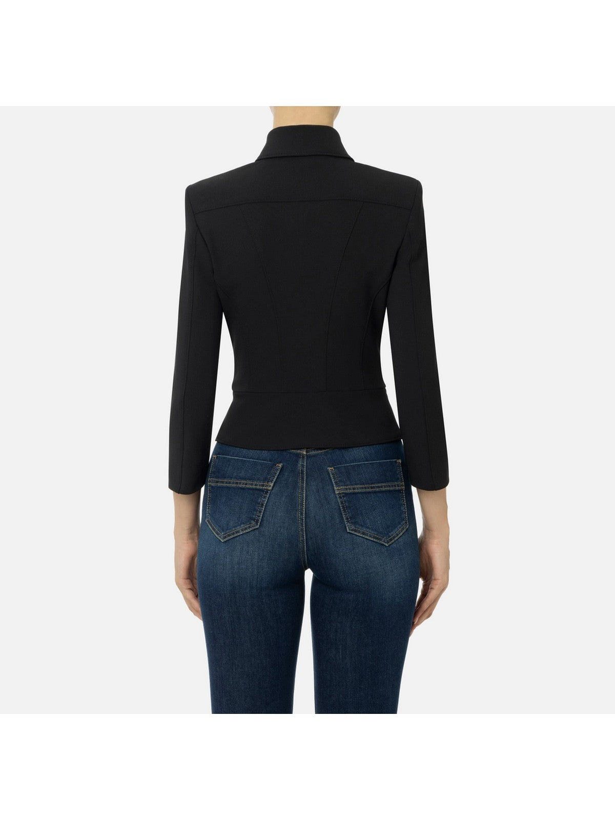 ELISABETTA FRANCHI Giacca Donna GI10046E2 110 Nero gioboutiqueweb