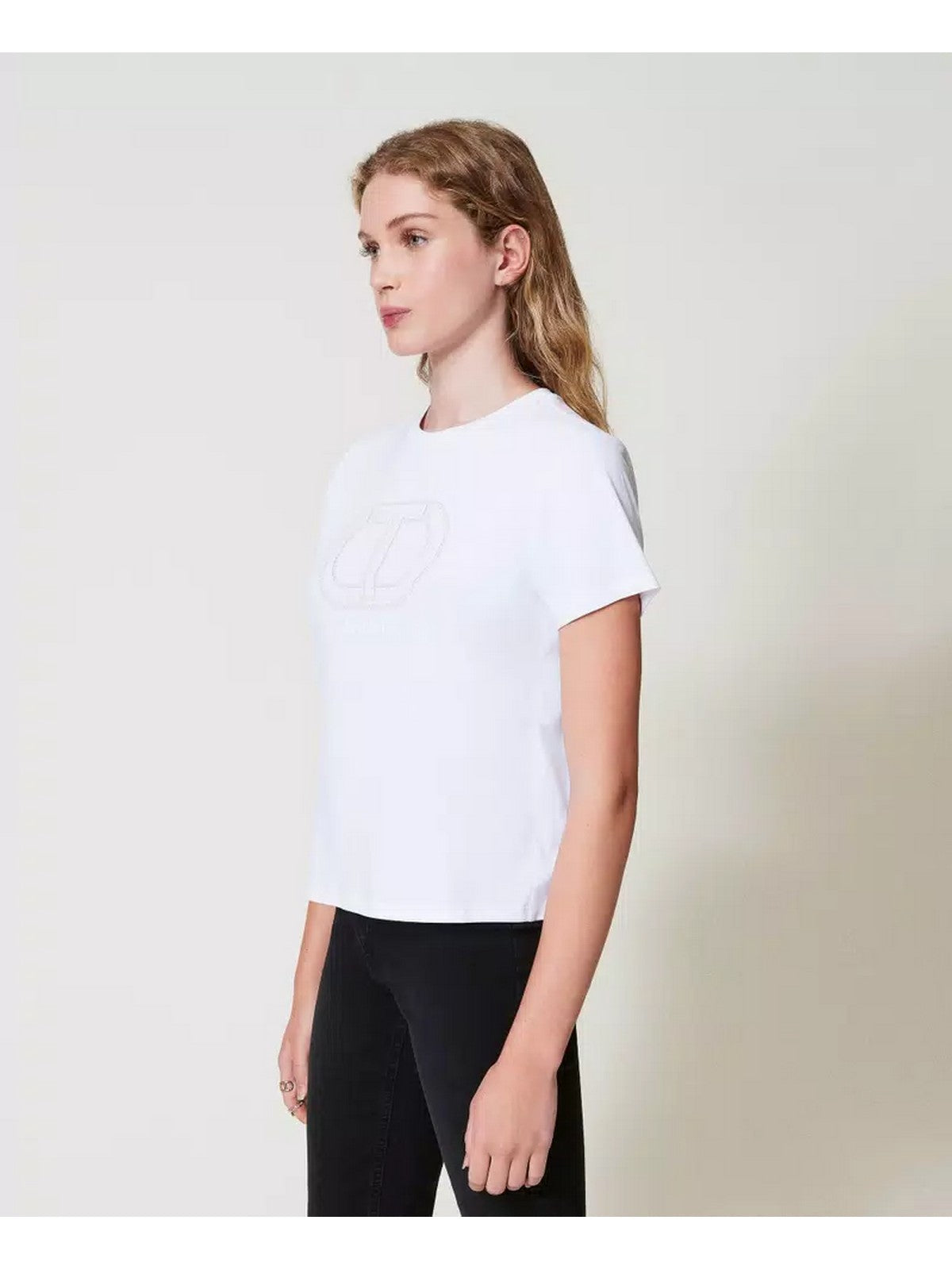 TWINSET T-Shirt e Polo Donna 242TT2460 00001 Bianco gioboutiqueweb