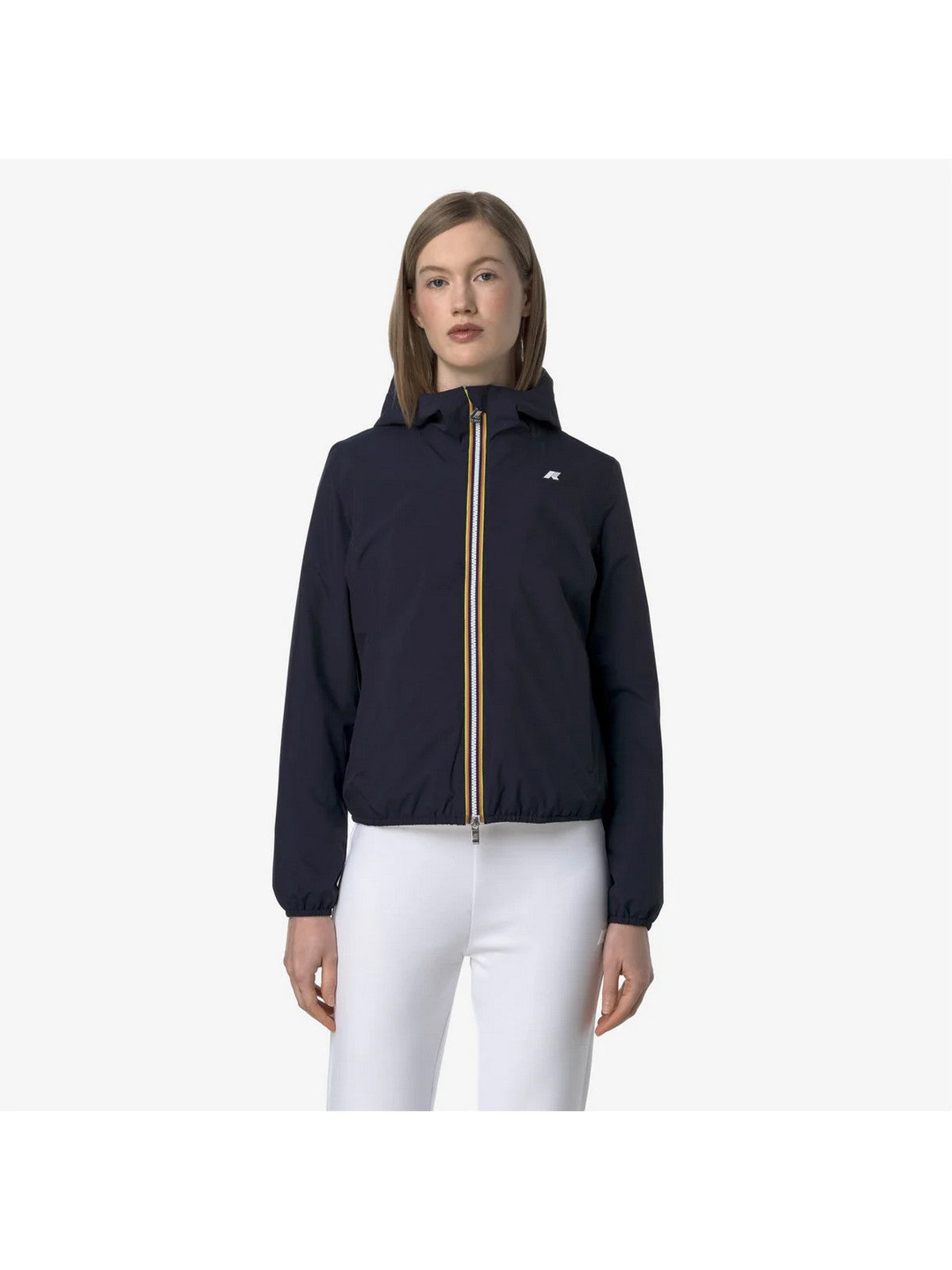 K-WAY Giubbino Donna Lily stretch poly jersey K8138QW K89 Blu gioboutiqueweb