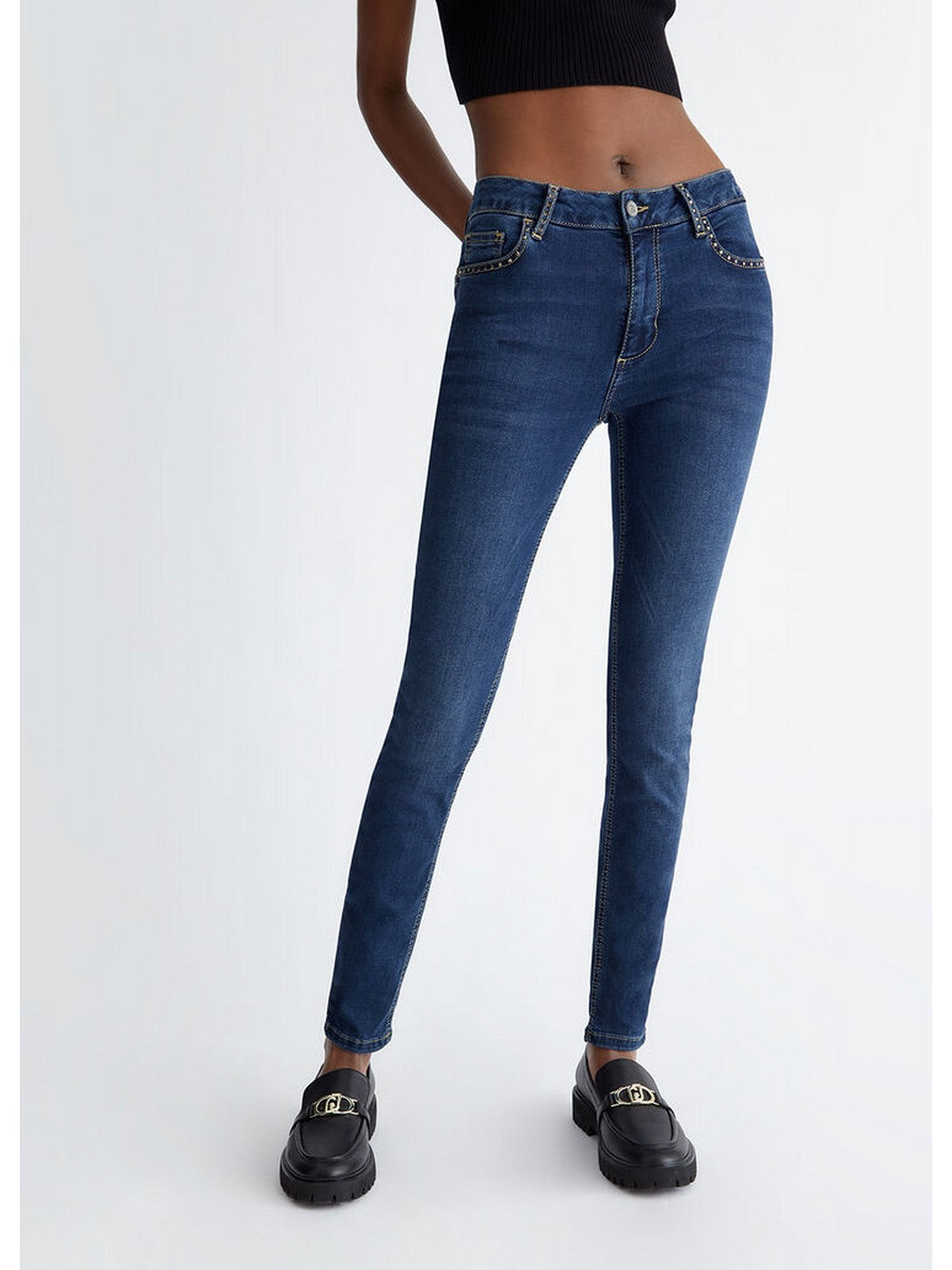 LIU JO BLUE DENIM Jeans Donna UA4013D4188 78158 Blu gioboutiqueweb