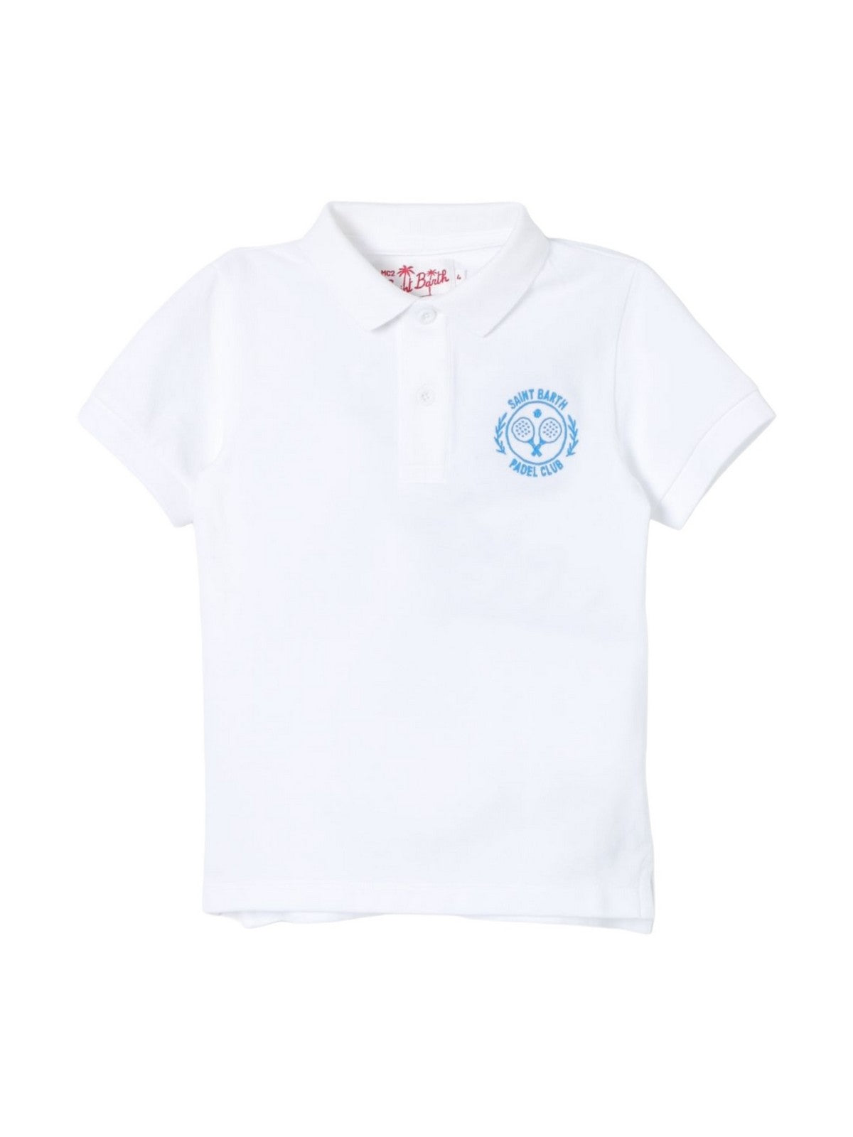 Mc2 Saint Barth T-shirt and Pole Children and Boverly Hills Jr 02691F White