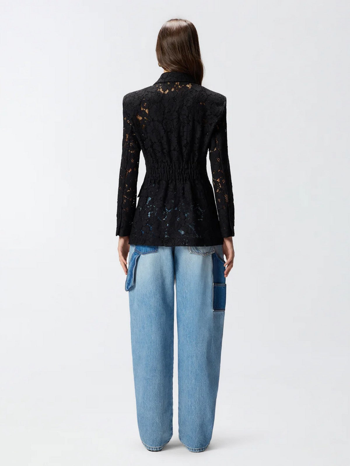 PINKO Giacca Donna POMPELMO GIACCA PIZZO REBRODE 106554-A330 Z99 NERO LIMOUSINE