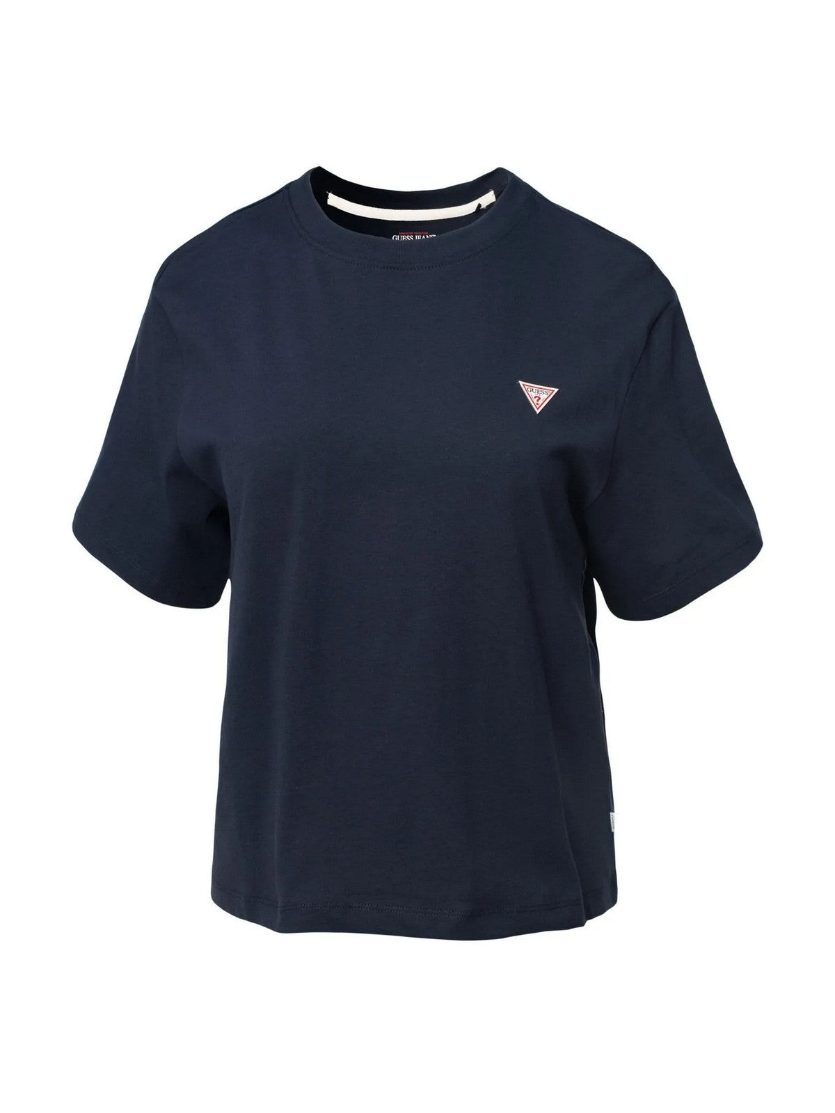 GUESS T-shirt Donna GJ SS CN BOXY MINI TRIANG TEE W4YI05 K8HM0 A71W Blu gioboutiqueweb