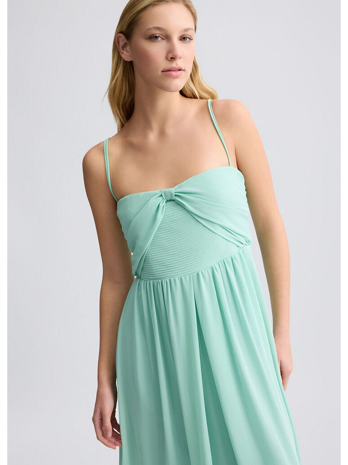 LIU JO BLACK Abito Donna CA5268TS869 X0687 Mint gioboutiqueweb