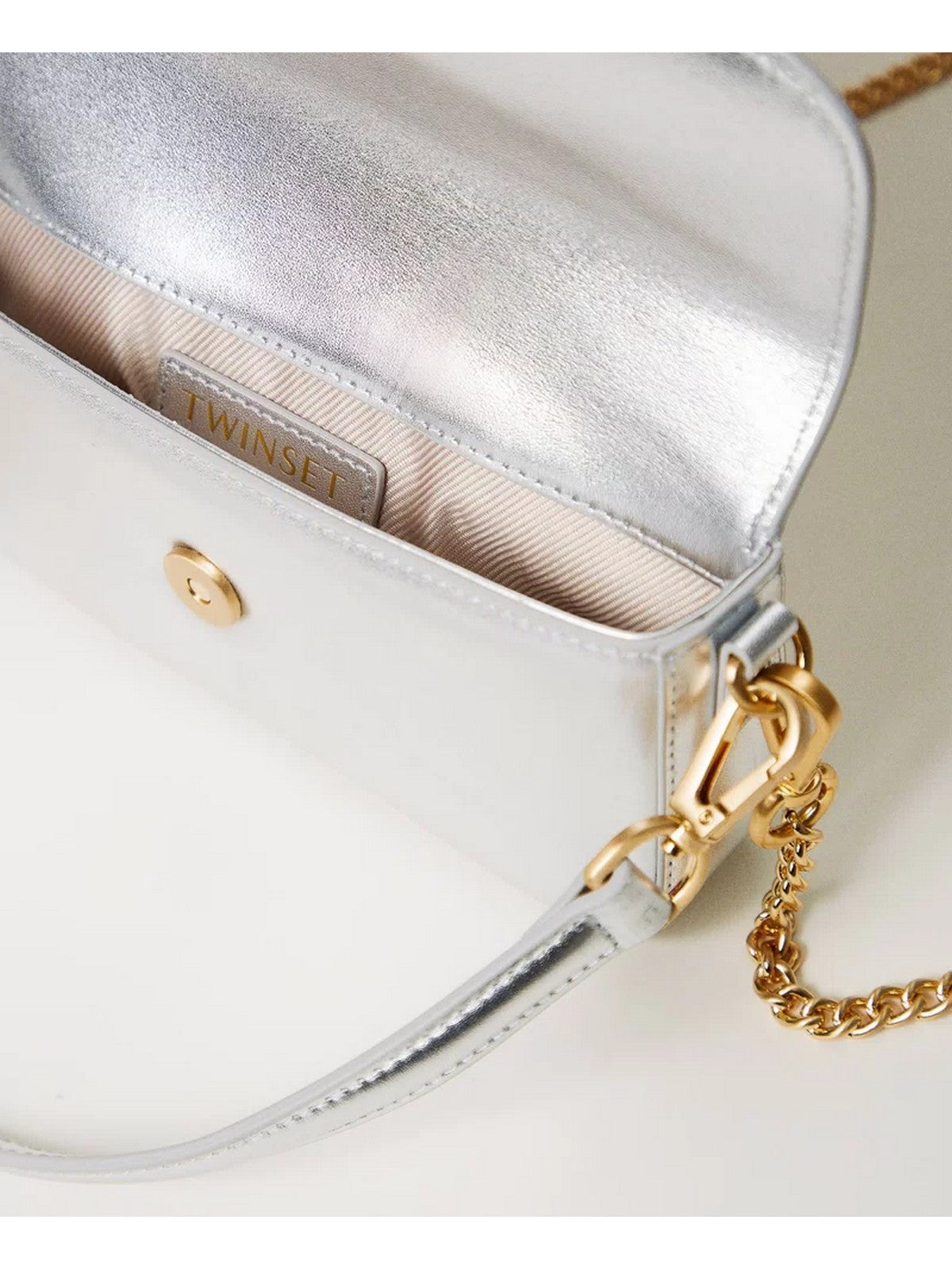 Twinset women's bag 241td8330 00995 silver