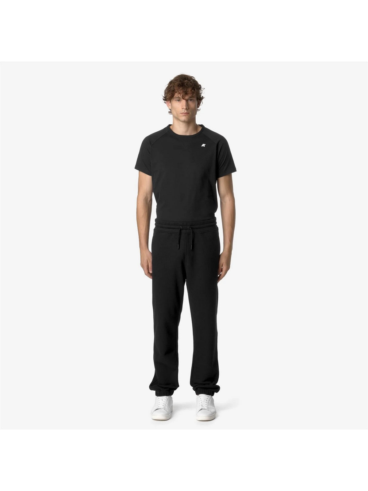 K-WAY Pantalone Uomo MICKYEL HEAVY FLEECE K2126LW USY Nero gioboutiqueweb