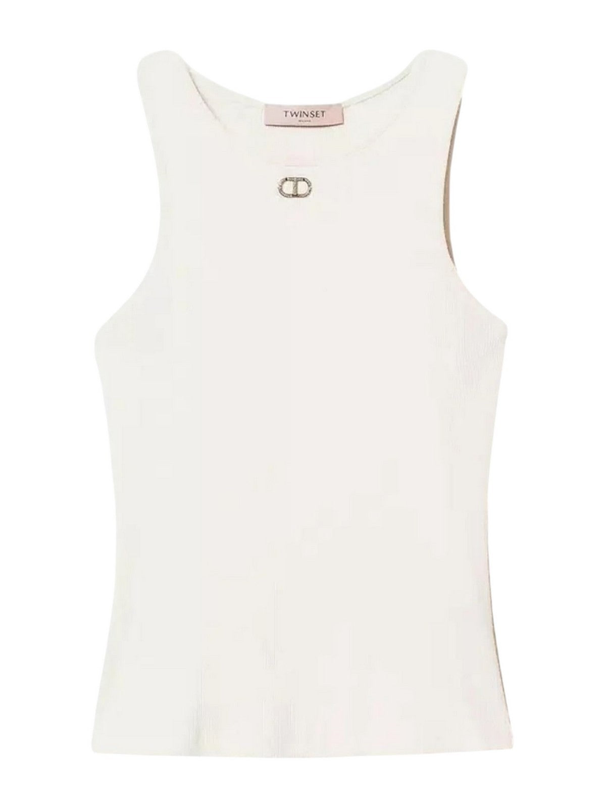 TWINSET Canotta Donna 251TP2550 00001 Bianco gioboutiqueweb