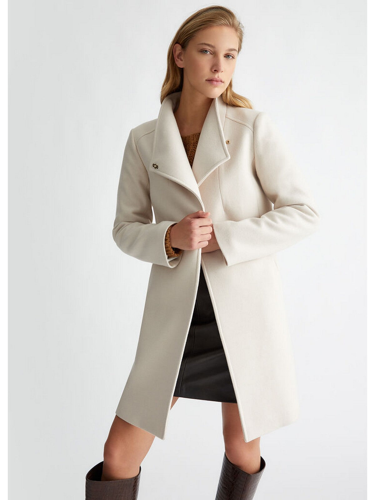 LIU JO WHITE Cappotto Donna WF4272T4612 30401 Beige gioboutiqueweb