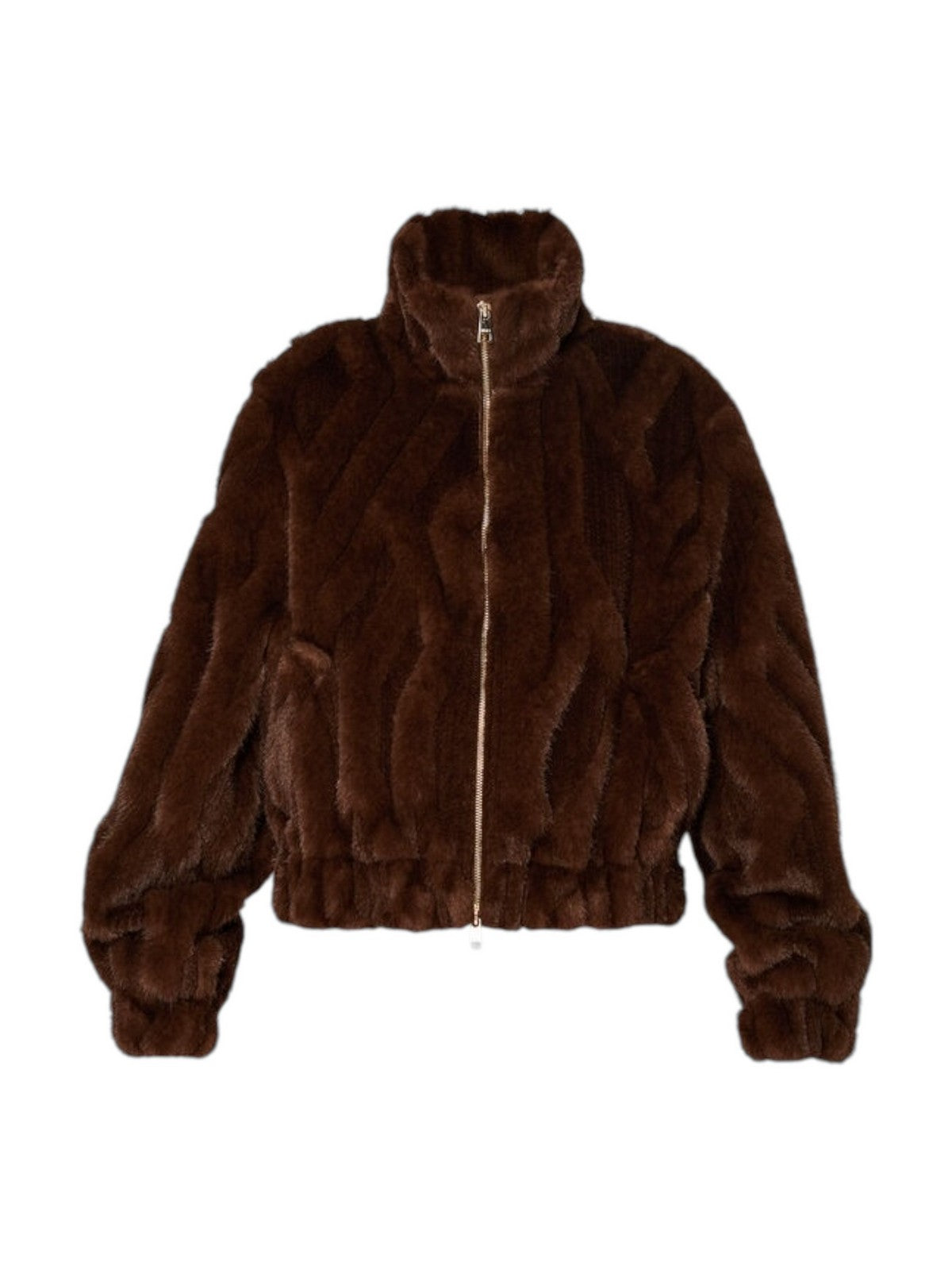 LIU JO WHITE Pelliccia Donna WF4223E0946 X0640 Marrone gioboutiqueweb