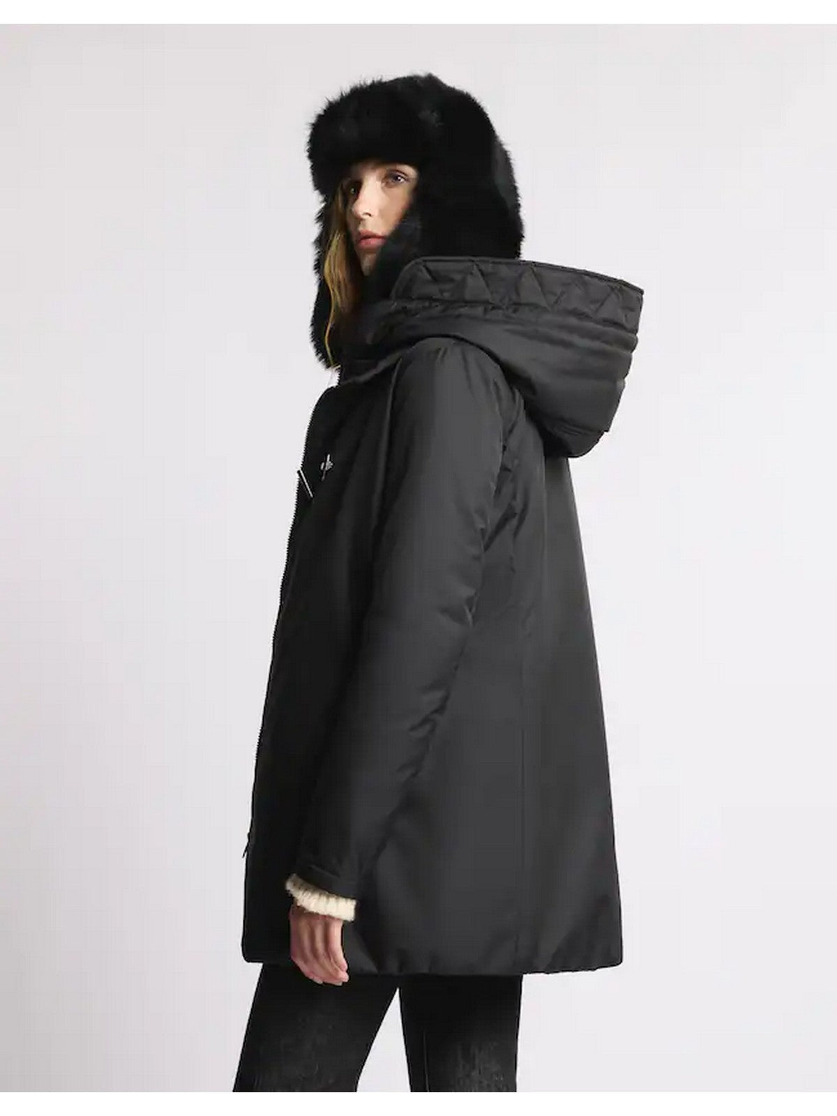 FAY Cappotto Donna NAW59513830ZXEB999 Nero gioboutiqueweb