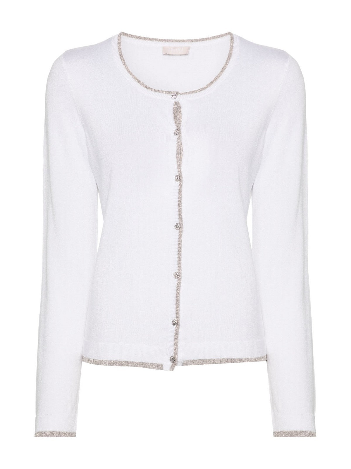 Liu Jo White Cardigan femme ma4076ms49i 11111 blanc