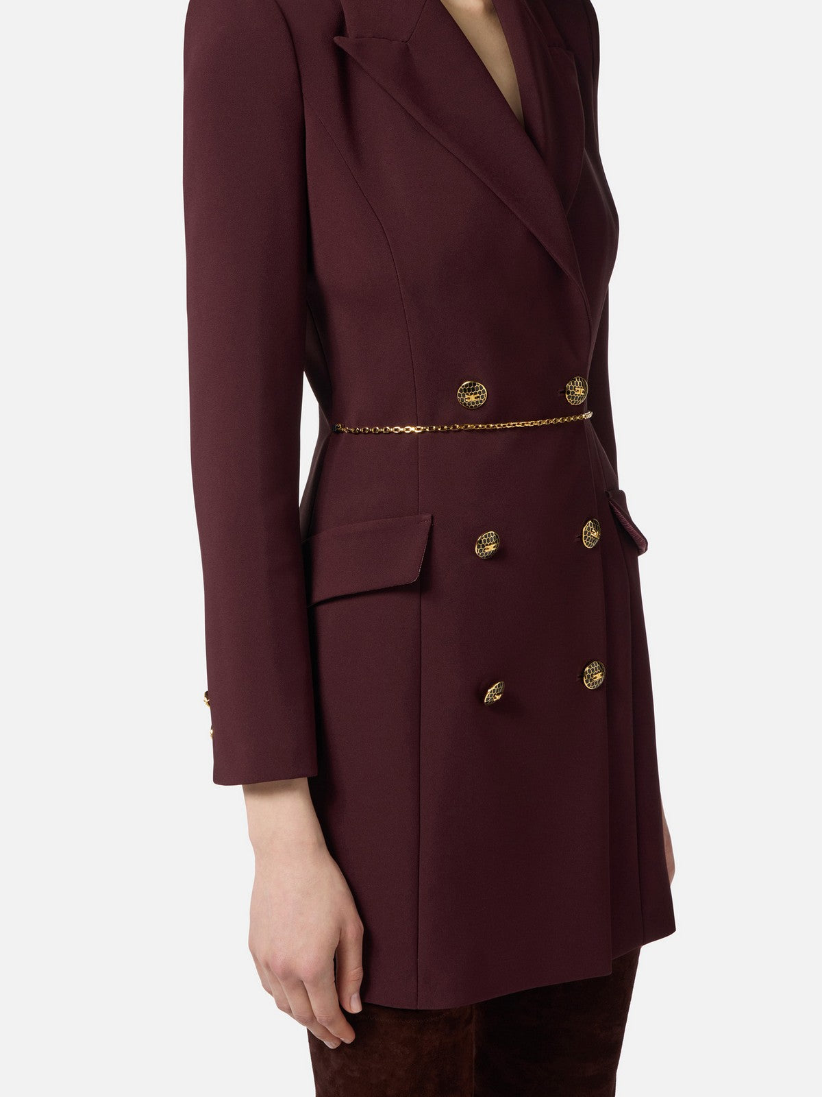 ELISABETTA FRANCHI Abito Donna AB89657E2 EA4 MERLOT