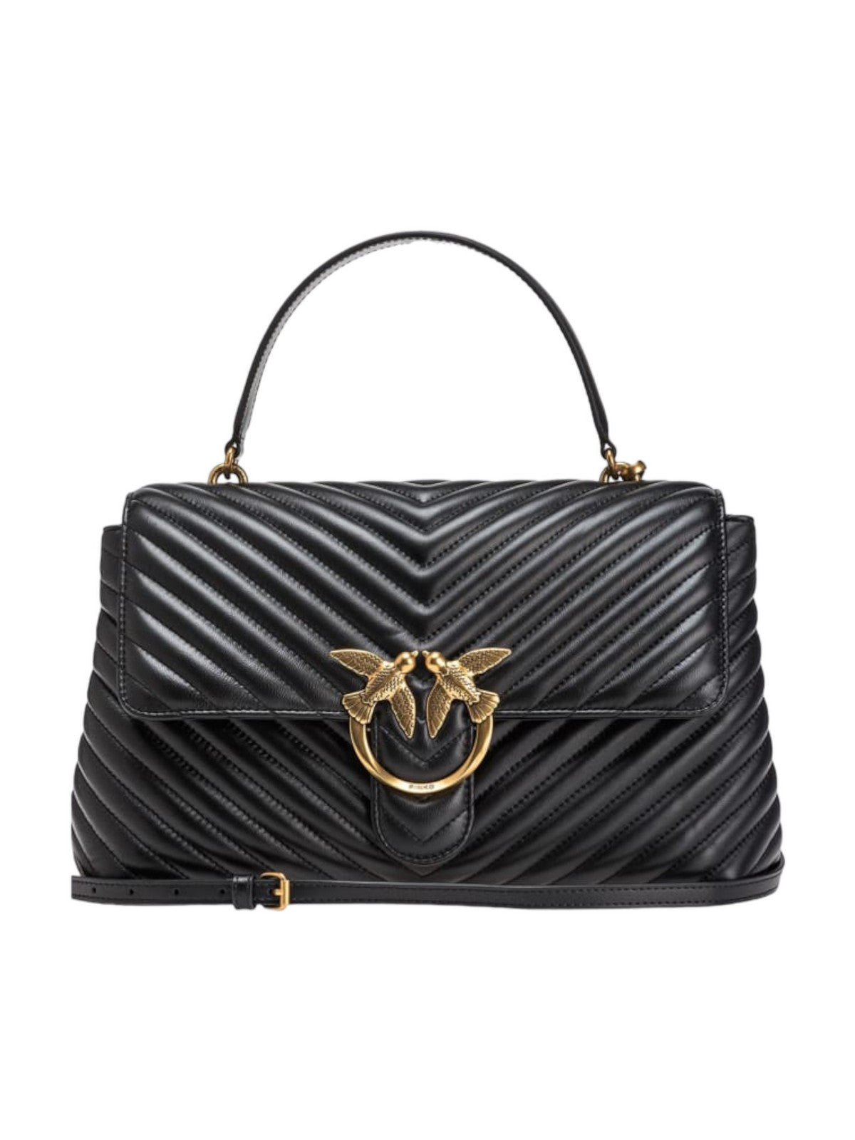 PINKO Borsa Donna Love lady puff 100042-A0GK Z99Q Nero gioboutiqueweb