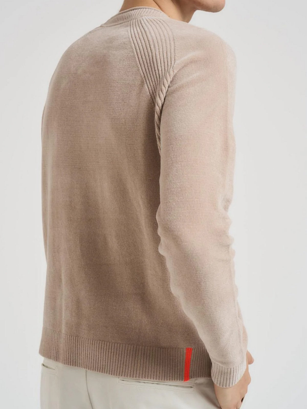 RRD Maglione Uomo VELVET ROUND KNIT W25132 32 32 CREAM