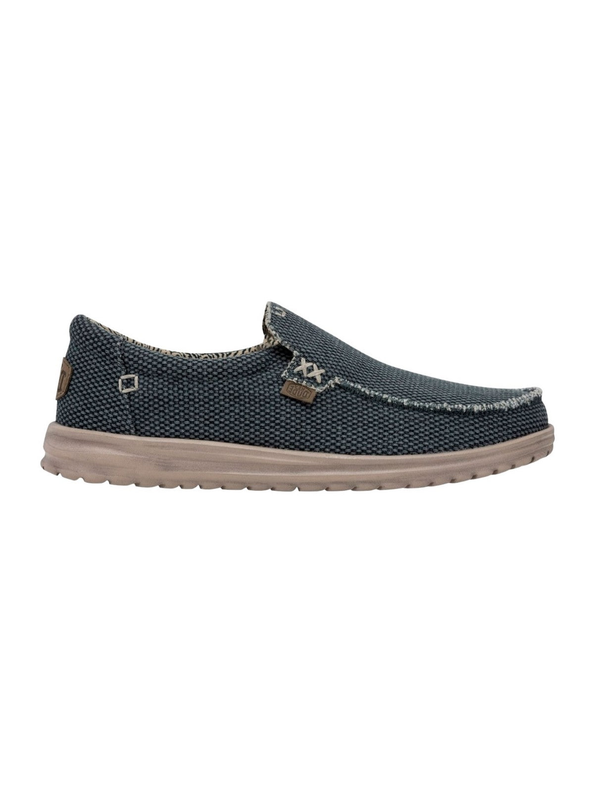 HEY DUDE Mocassino Uomo Mikka Braided HD.40124 4NL DEEP BLUE gioboutiqueweb