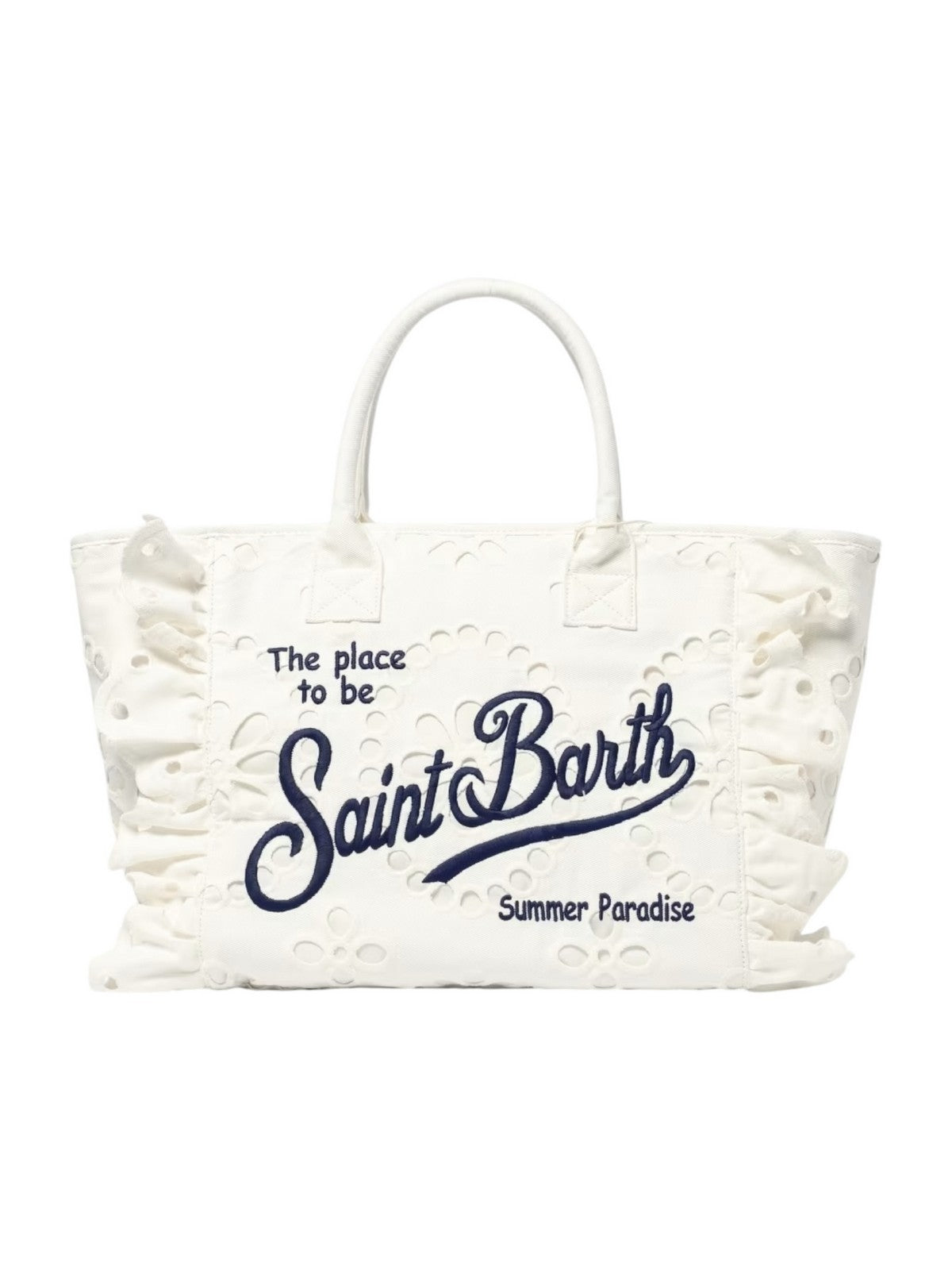 MC2 SAINT BARTH Borsa Donna VANITY VOLANT N 00389L Bianco