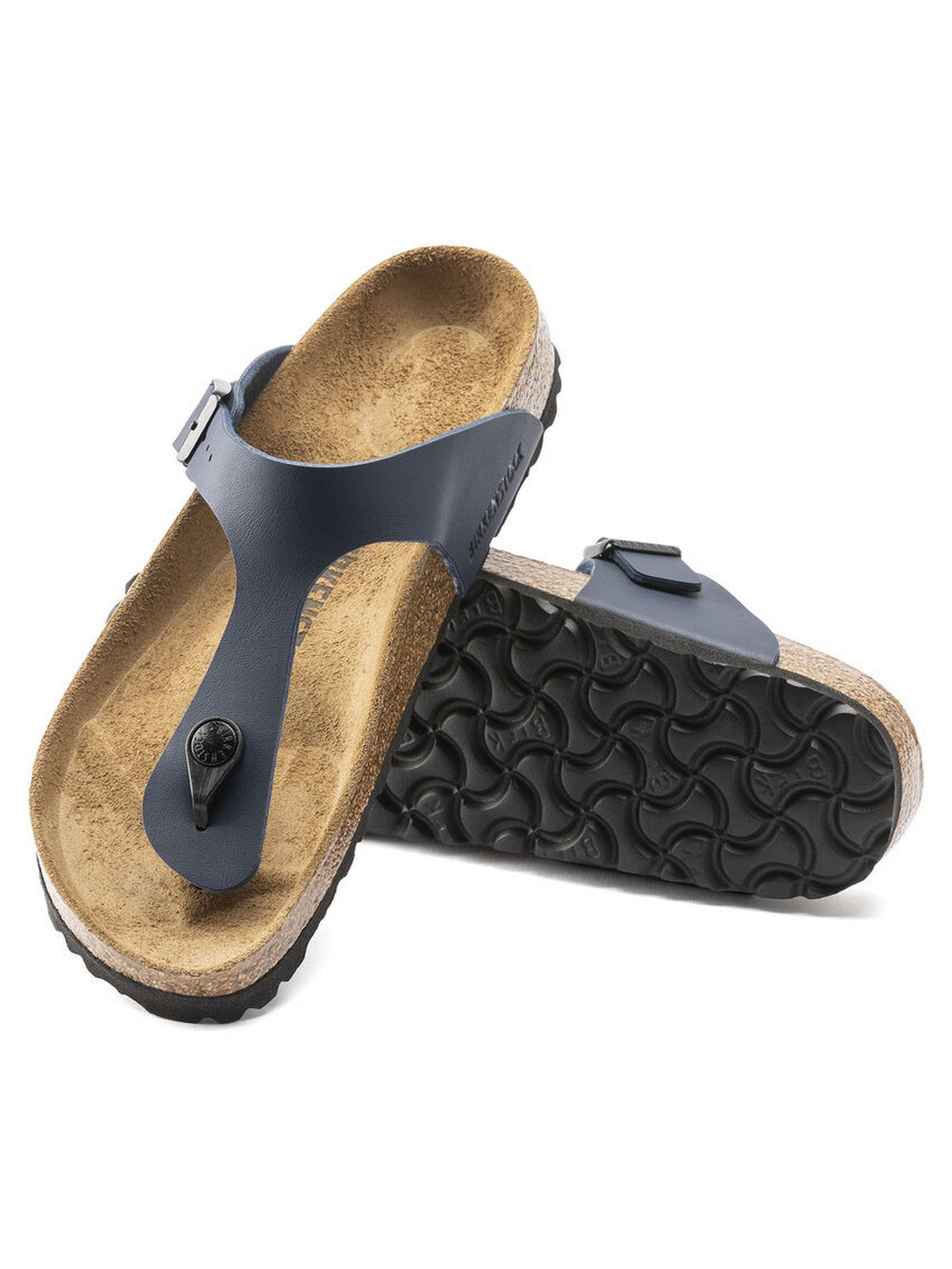 BIRKENSTOCK Sandalo Unisex adulto Gizeh blue, Birko Flor 143621 BLUE