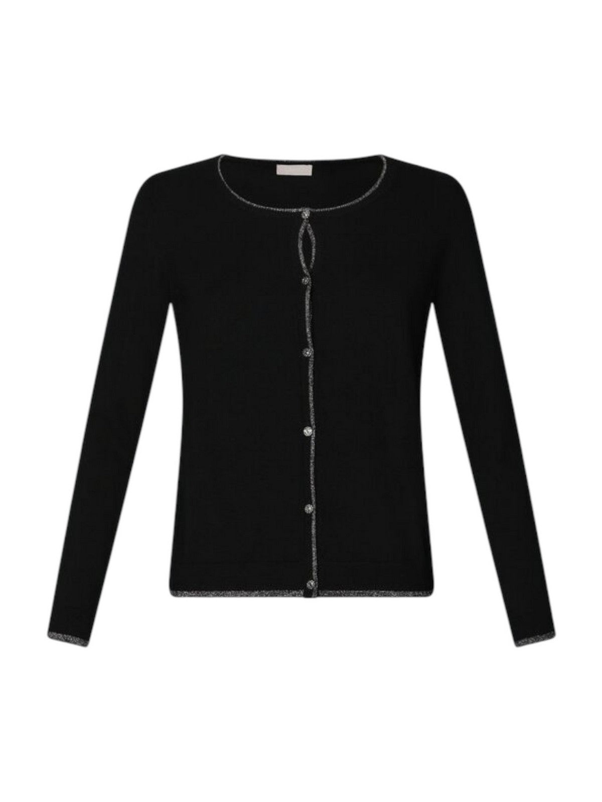 LIU JO WHITE Cardigan Donna WXX056MS49I 22222 Nero gioboutiqueweb