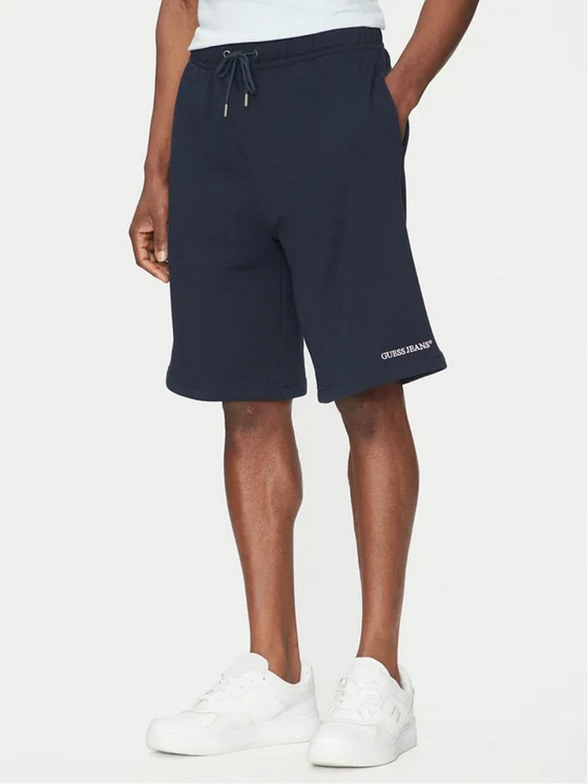 GUESS Pantalone Uomo GJ REG EMBRO SHORTS M5GD49 KCPR1 A71W DARING OCEAN gioboutiqueweb