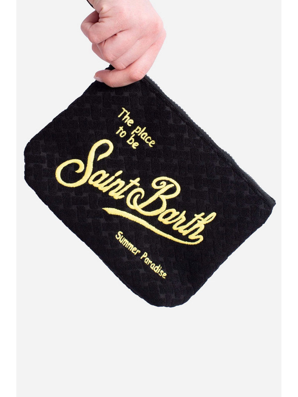 MC2 SAINT BARTH Pochette Uomo ALINE SPONGE 01530F Nero